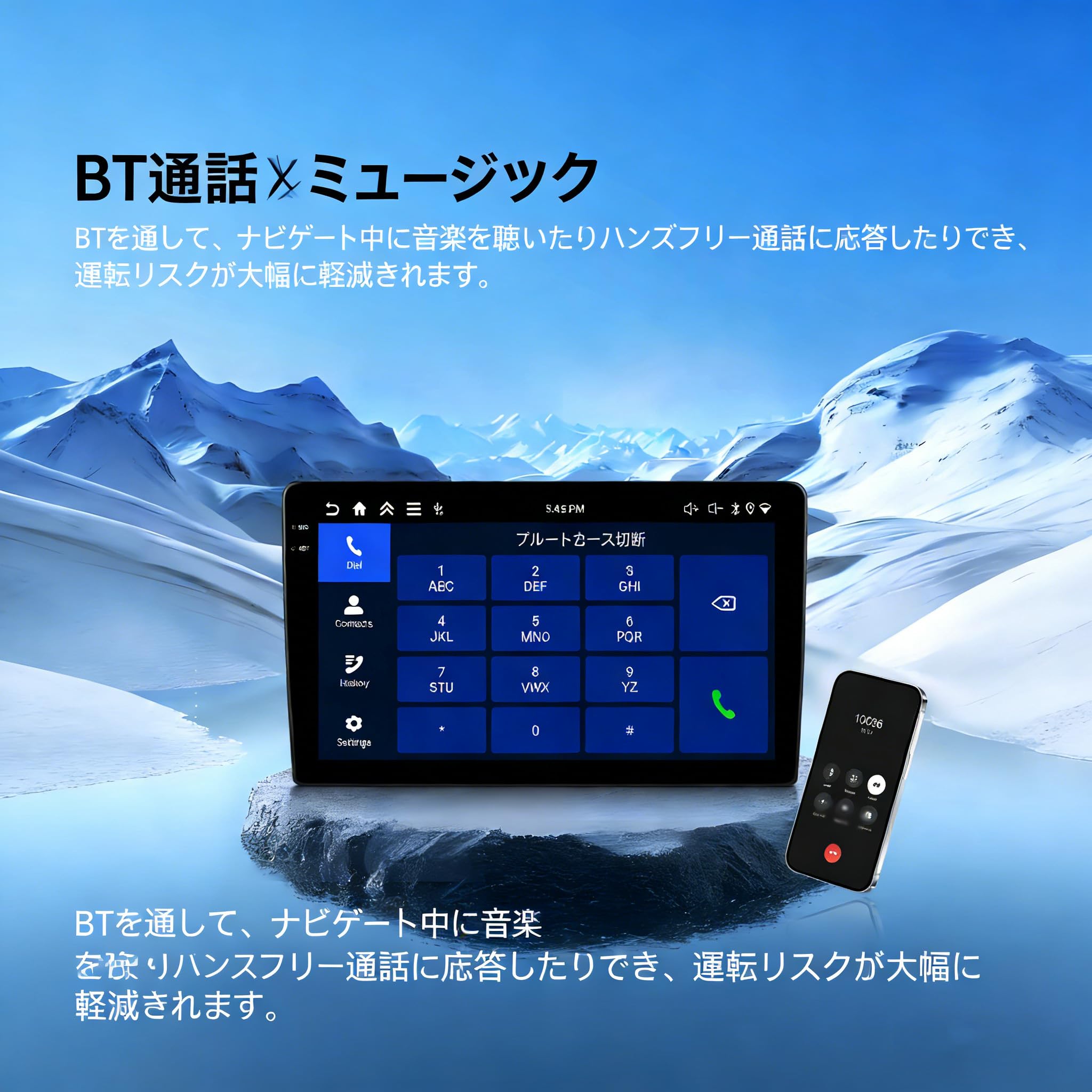 Amazon.co.jp: AUOMETO 10インチ 2DIN Android 15 ディスプレイ
