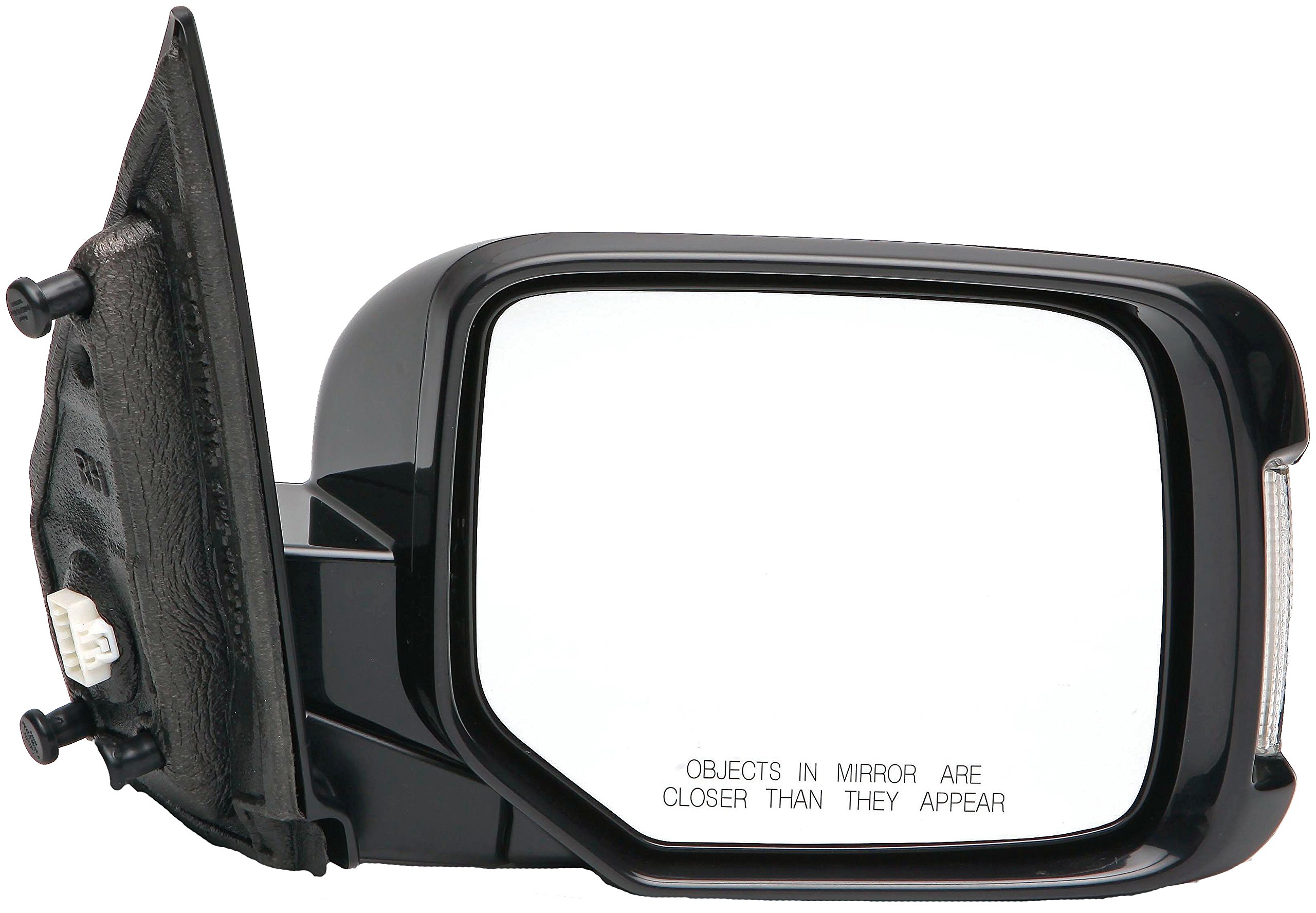 Dorman955-1723 Passenger Side Power Door Mirror - Heated / Folding with Signal and Memory Compatible with Select Honda Models, Black
