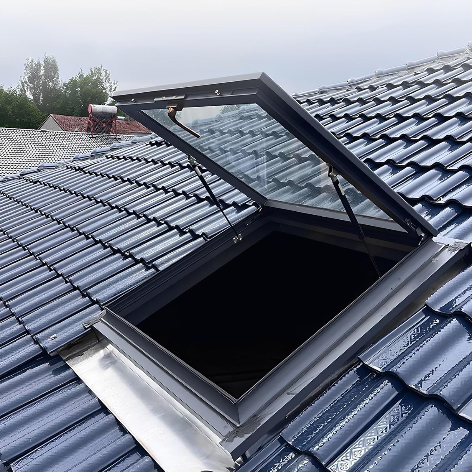Claraboyas de aleación de aluminio y vidrio templado premium