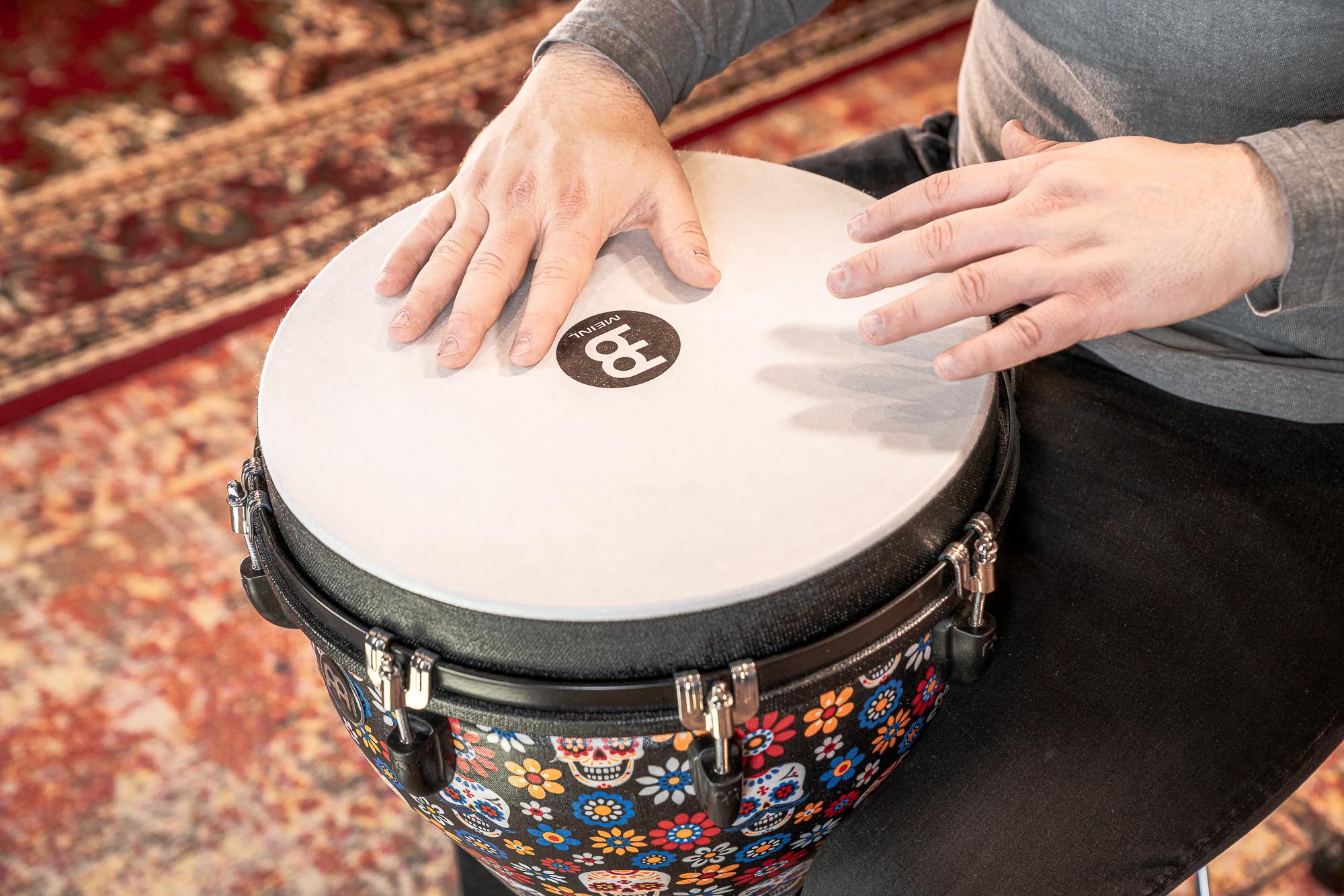 Meinl Percussion 14" Jumbo Djembe Head, White