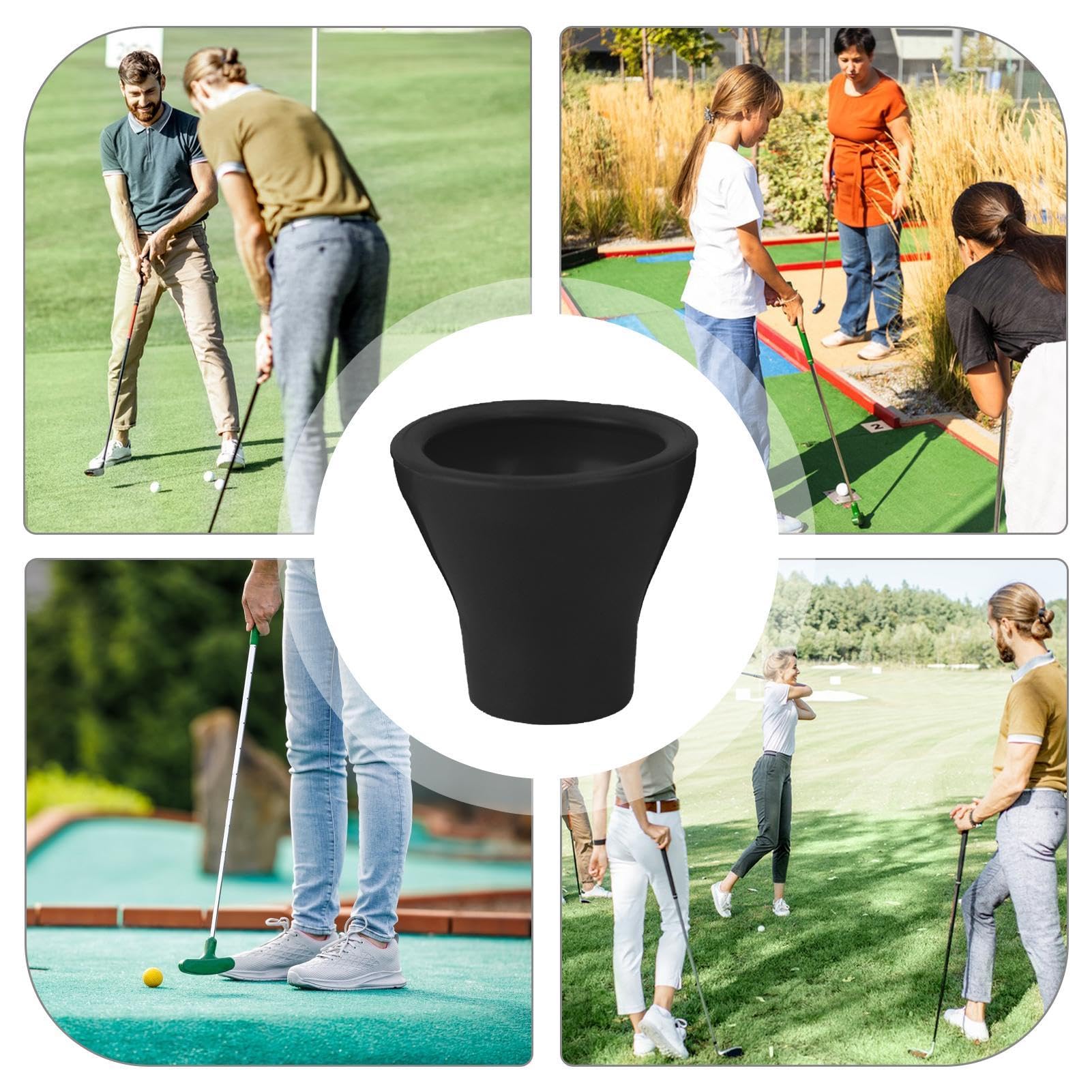 Raccoglipalline da Golf, Raccogli Palline Golf Ventosa, Palla da Putter in Silicone, con Ventosa in Lega, Leggera, per Ritirare Il Putter per Il Golf