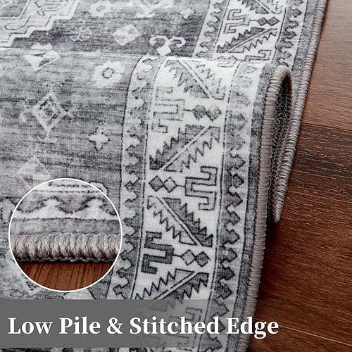 Miniatura 4 de Alfombra de entrada, alfombra de 2 x 3 pies, alfombra de área pequeña, alfombra de interior, antideslizante, alfombra de cocina para dormitorio,