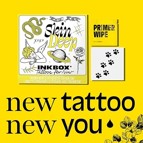 Miniatura 7 de Inkbox Tatuajes temporales, tatuaje semipermanente, uno de alta calidad, fácil de larga duración, tatuaje de temperatura impermeable con tinta para