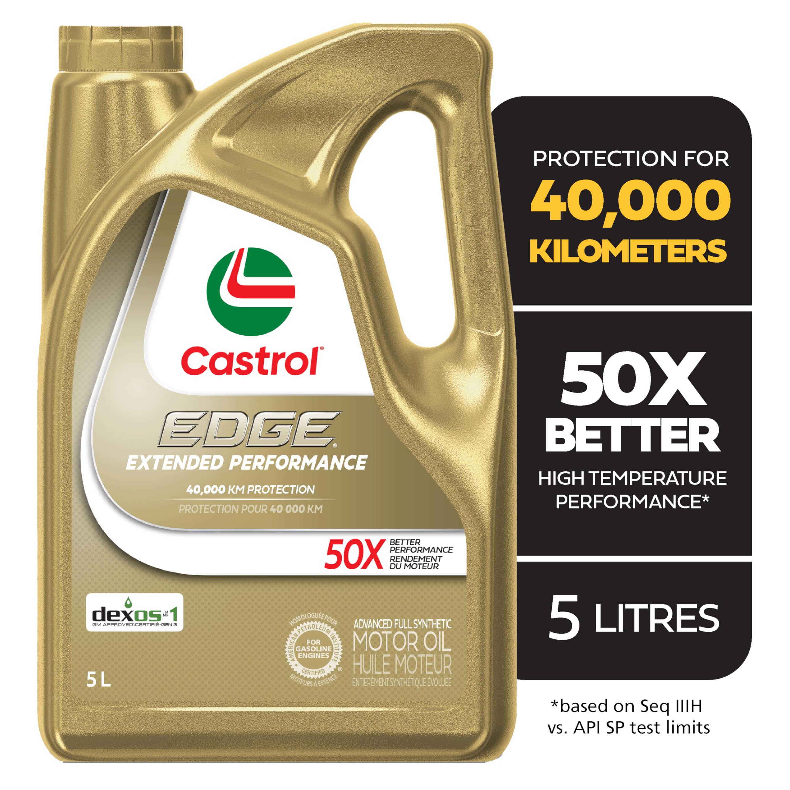 Castrol Edge Extended Performance 0W20 1L : Amazon.ca: Automotive