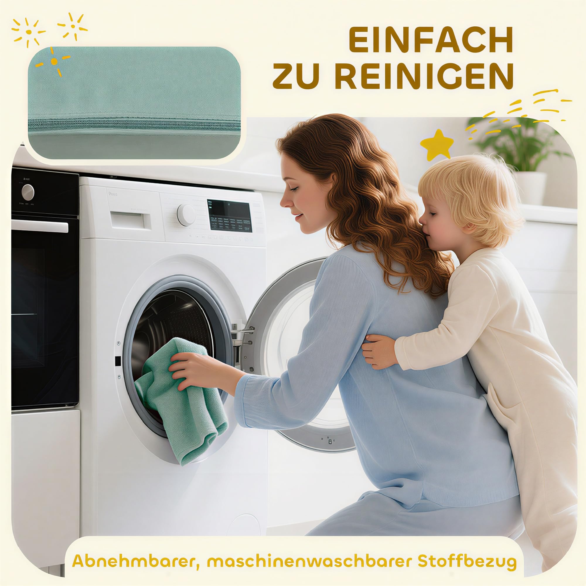 AIYAPLAY Schaumstoff Bausteine Kinder 15er-Set mit Bällepool und 200 Bällen, Riesenbausteine Klettern, Großbausteine in Cord-Optik, Bauklötze Spielbausteine, Mehrfarbig