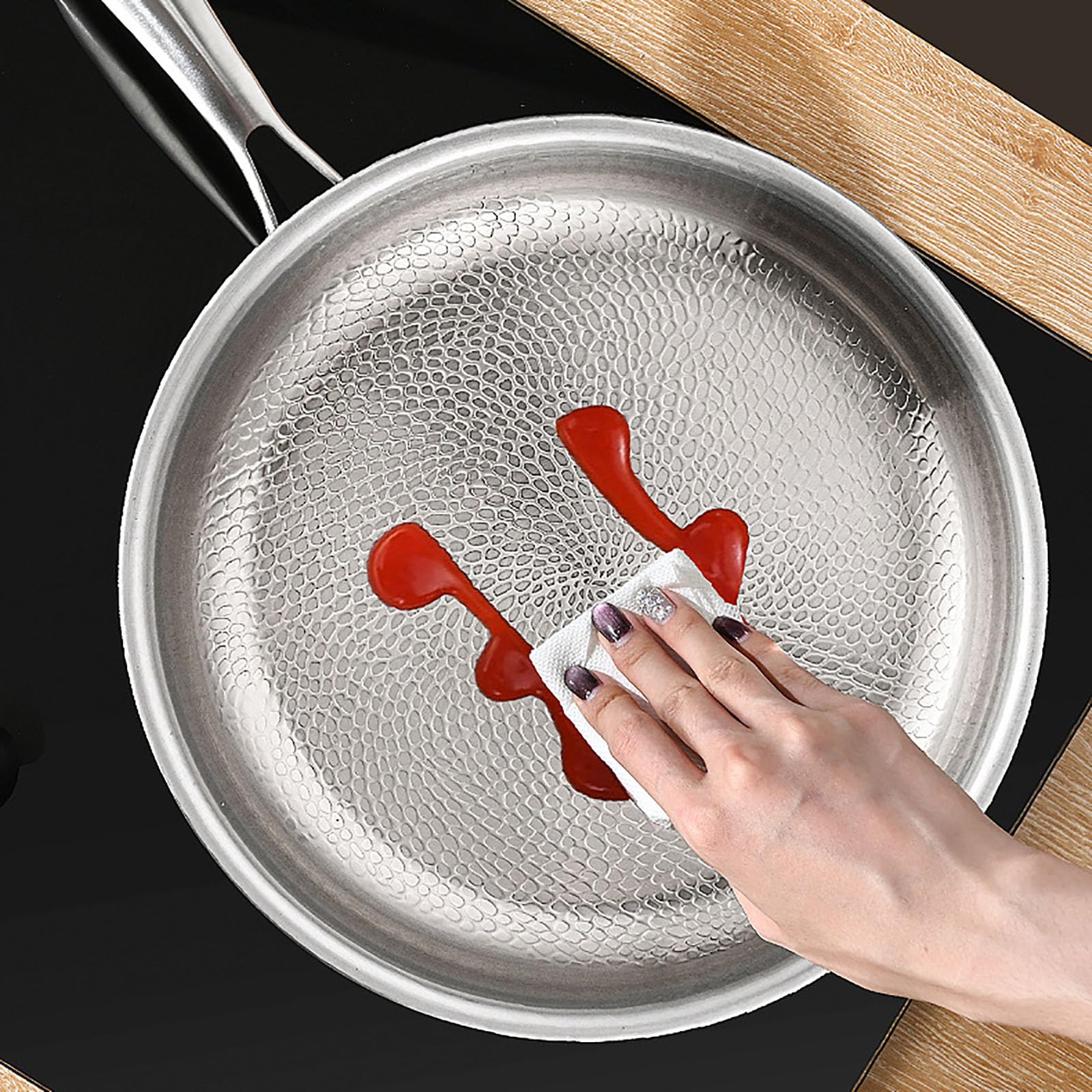Generisch Titanium pan zonder coating, premium