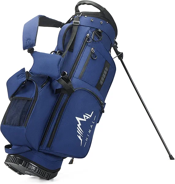 UNIHIMAL Golf Stand Bag with 7 Way Top Dividers, Lightweight Golf Bags for Men Women with Multiple Pockets, Dual Straps