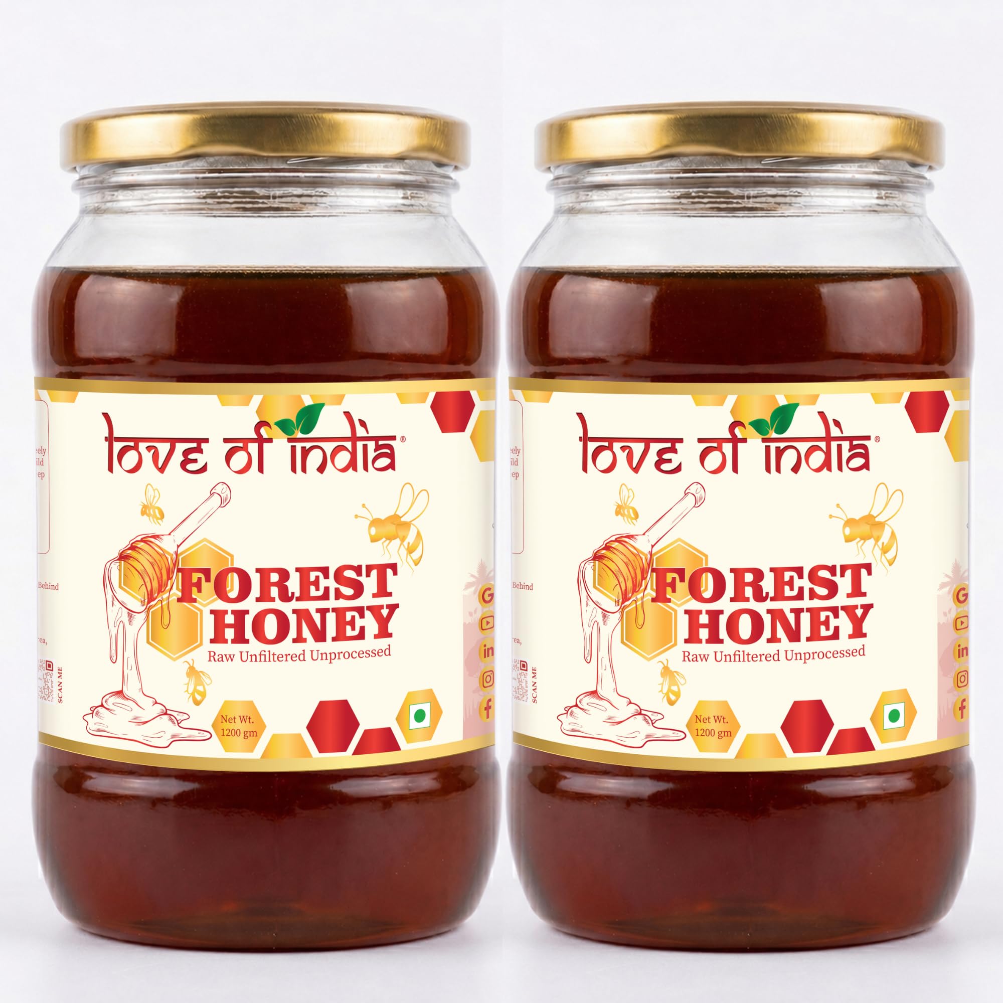 本日大幅値下げ！　HoneyWorks MAHADEV GROUP HONEY Raw Honey Pure Natural Unprocessed