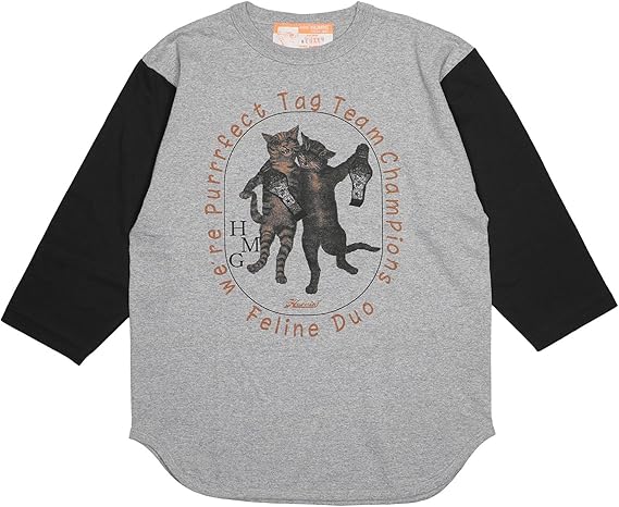 Amazon ハオミン Haoming Animal Purrr Fect Tag Team 7分袖 Tee 3 4 Tee 1834 02 Gr ロンt 長袖 Tシャツ 半袖 7分袖 カットソー 国内正規品 Tシャツ カットソー 通販