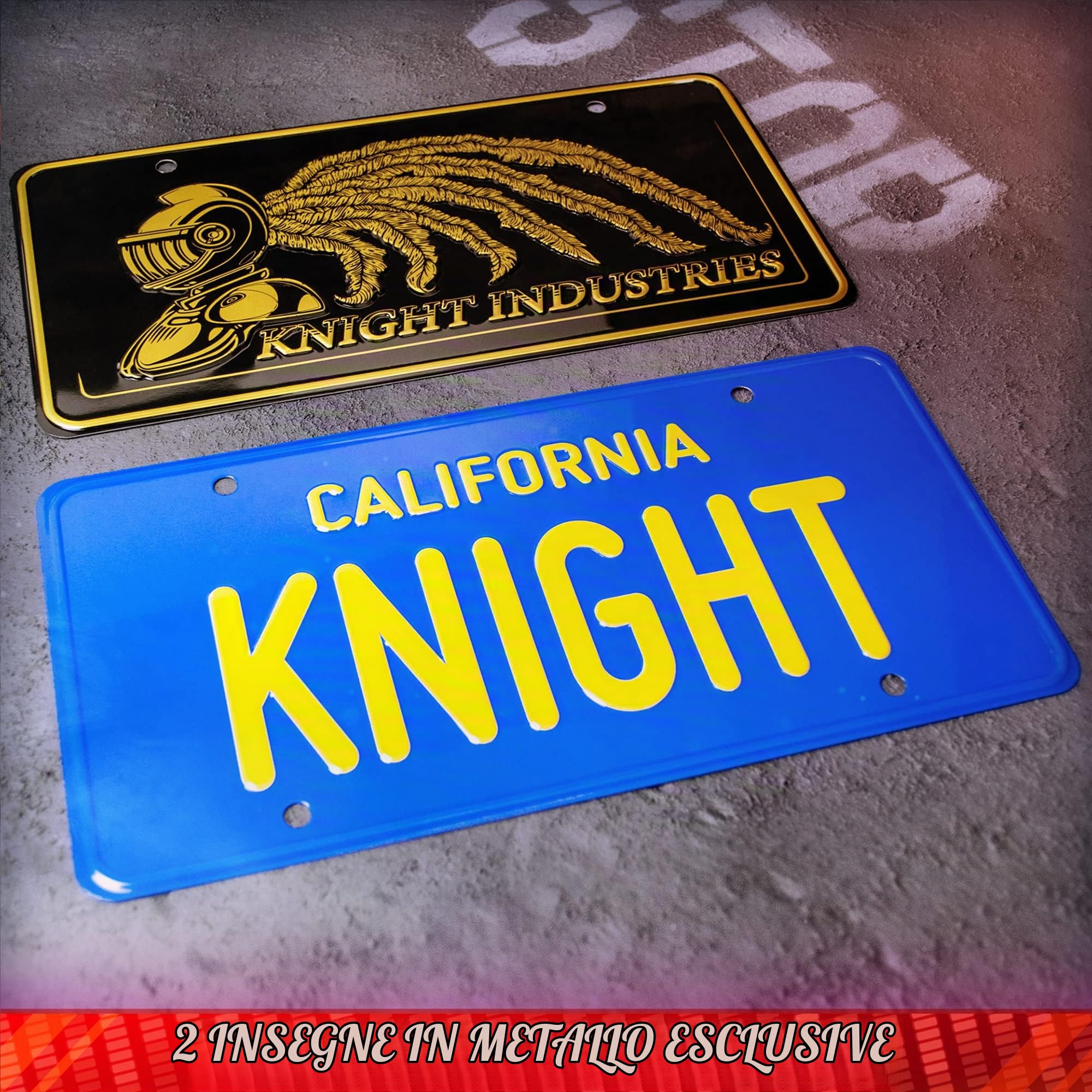Doctor Collector Supercar Knight Rider F.L.A.G. Agent Kit, Collectible Set Tin Box, edizione da collezione ufficiale con accessori esclusivi in scatola di metallo, age 14+