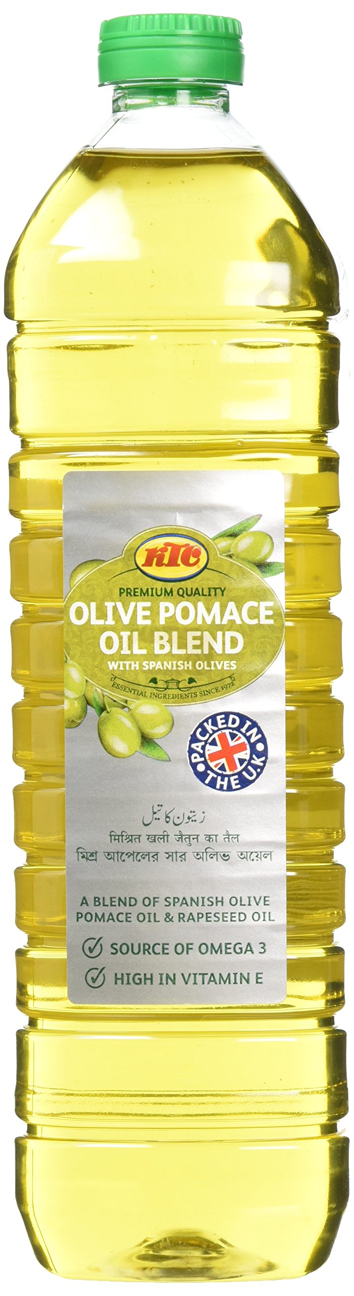 KTC Blended Olive Pomace Oil 1 Litre : Amazon.co.uk: Grocery