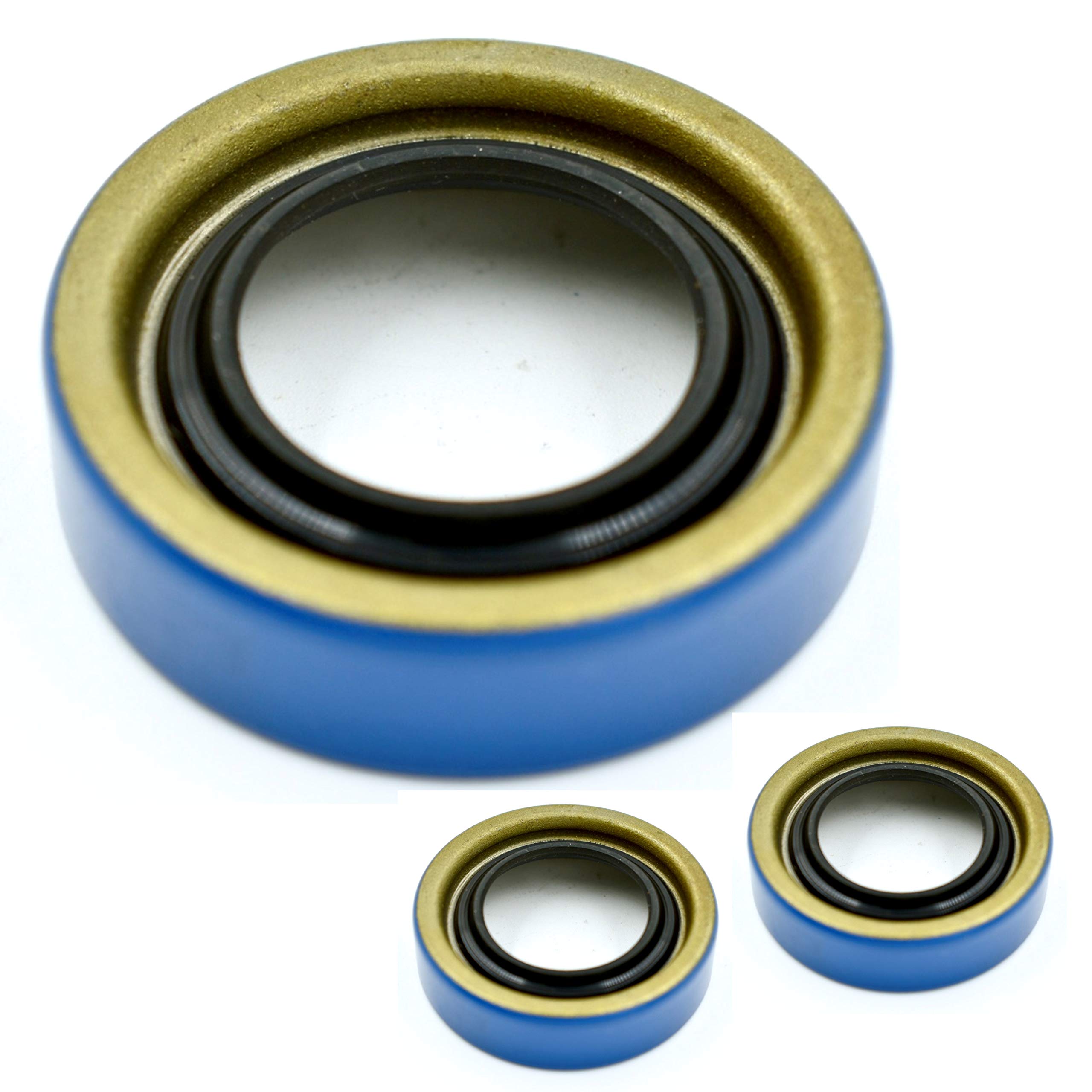 (2 Pack) HD Switch Front Wheel Bearing Grease Seal Replaces EZGO EZ-GO Golf Cart 3 Wheel 19471-G1, 19471G1