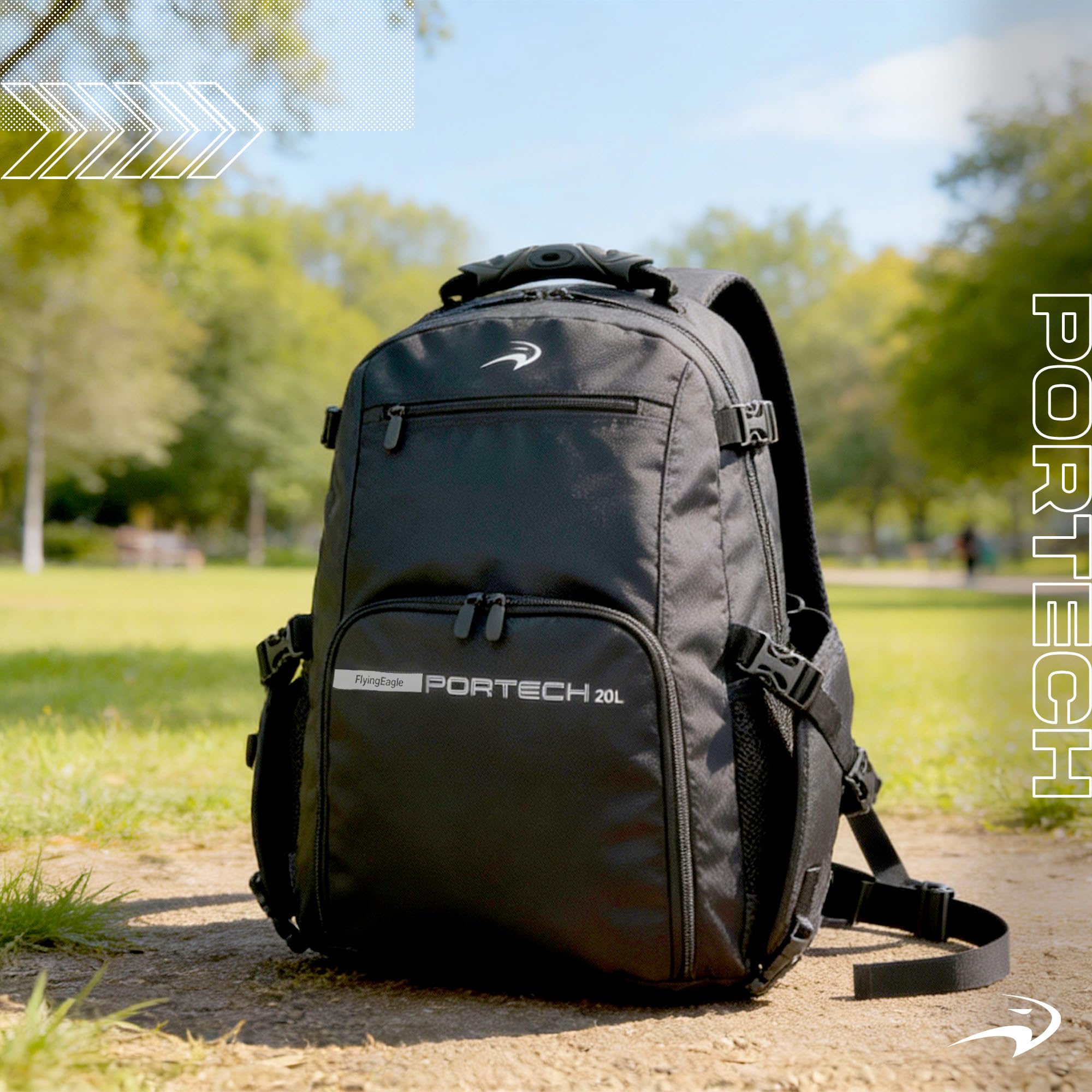 Flying Eagle Portech - Mochila de viaje, mochila deportiva para patines en línea, bolsas de patinaje, bolsa de viaje, bolsa de patinaje en línea para mujeres y hombres, organizador de equipos