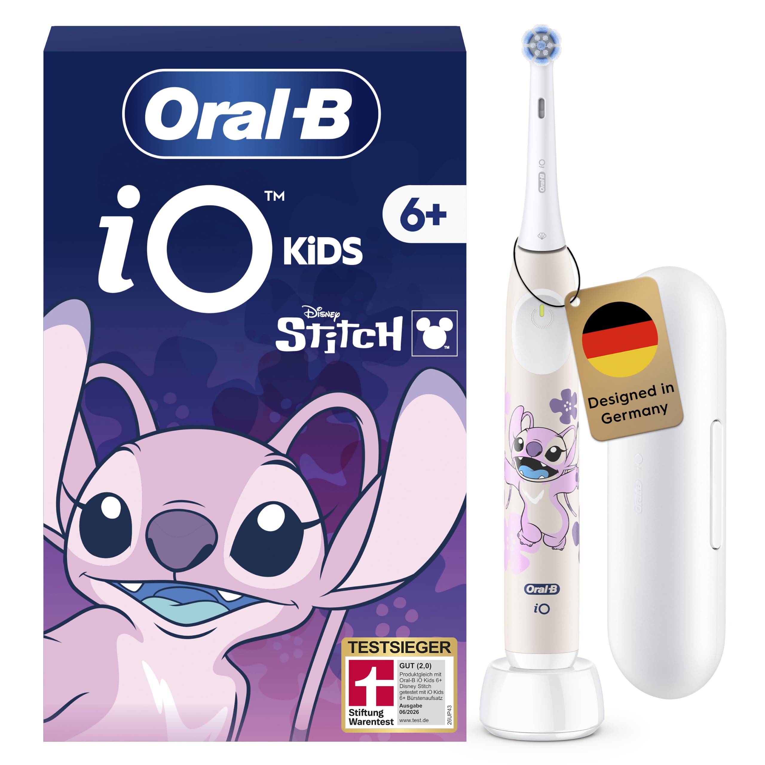 Oral-B iO Kids 6 Plus Disney Angel Elektrische Zahnbürste Kinder