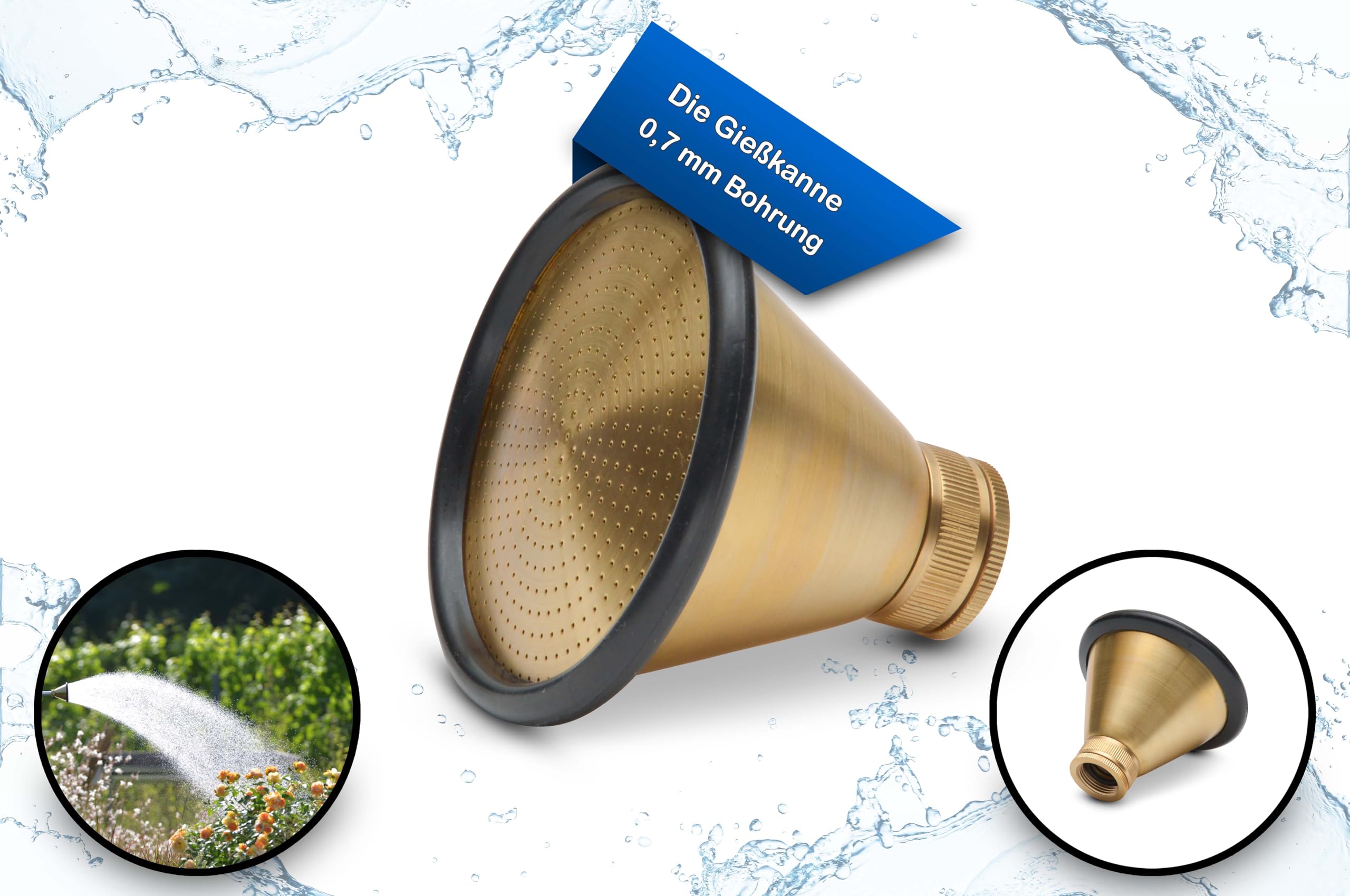 LM 440 small Gießkopf Brausekopf für Gießgeräte 3/4 Zoll Gewinde