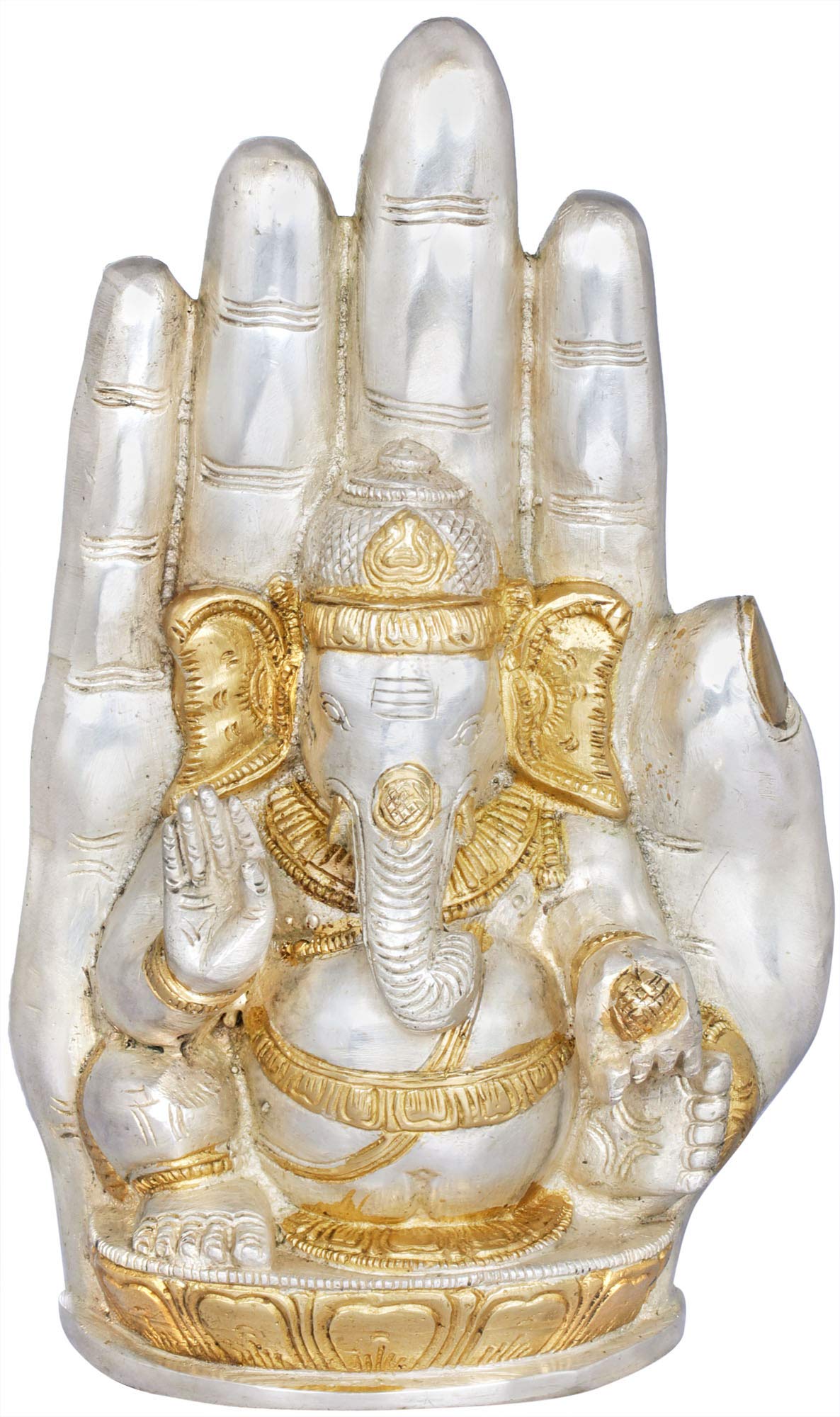 ganeshaです。 Amazon.com: Exotic India ZBR76 (Small Five-Headed Ganapati