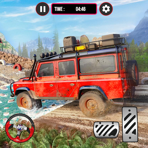 Echter Offroad-Autofahrsimulator 3D