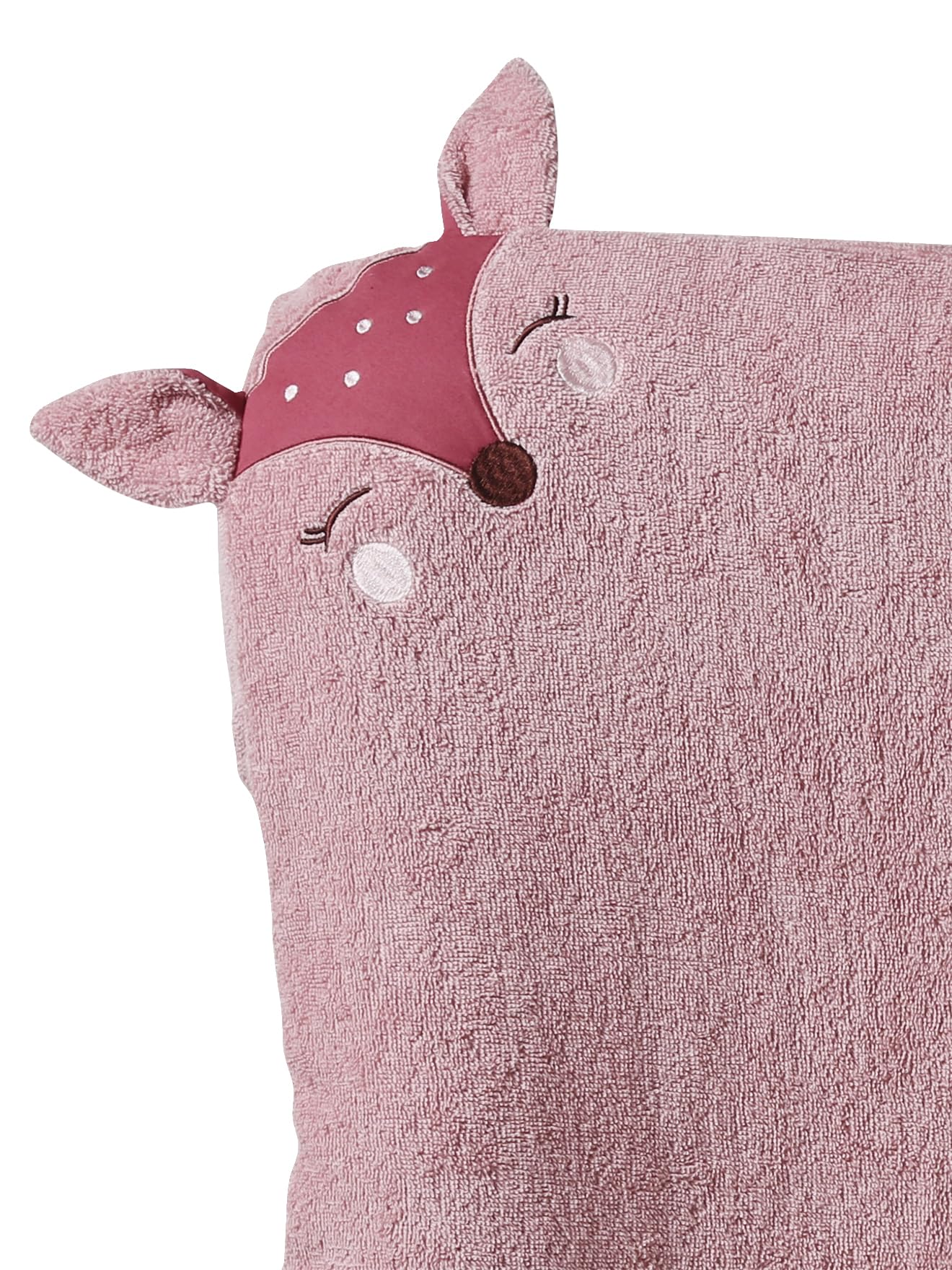 VERTBAUDET Lot de 2 housses de matelas à langer animaux en éponge blush TU