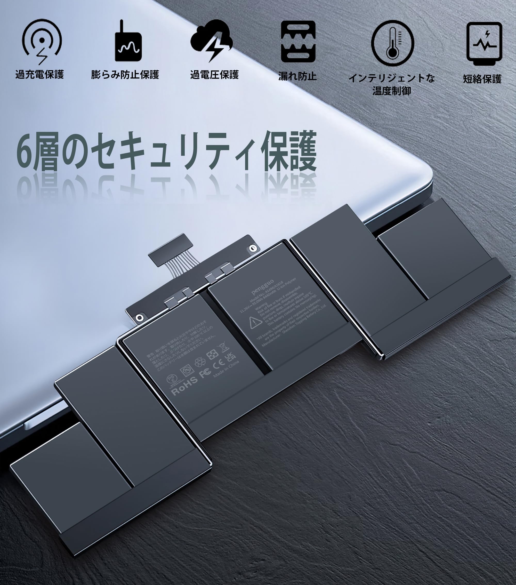 新品バッテリー i7 15インチ　MacBook Pro A1398 オフィス バッテリー新品 i7 15インチ A1398 MacBook Pro 256GB - メルカリ