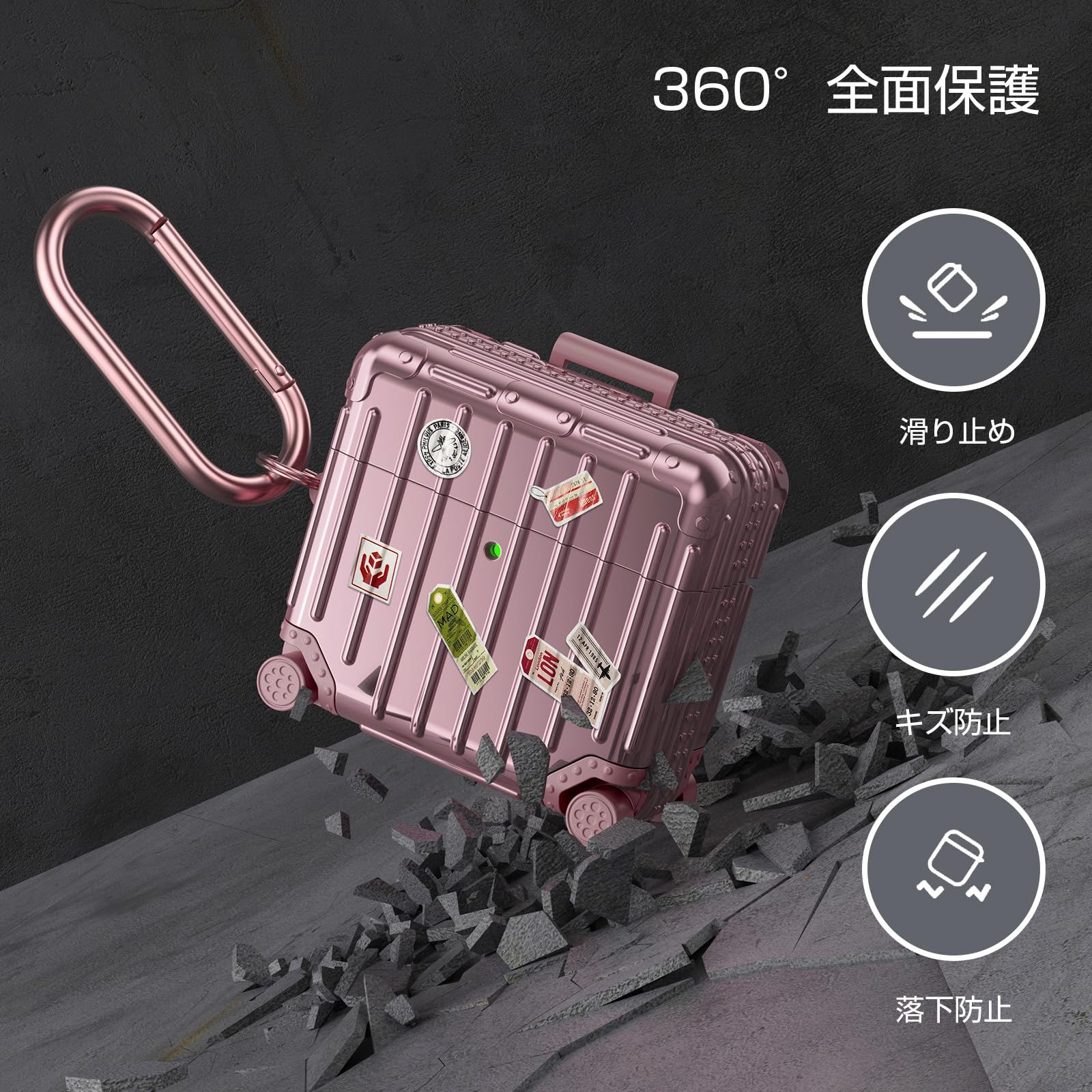 Amazon | CAGOS for AirPods 4ケース 2024 エアポッツ第4世代専用