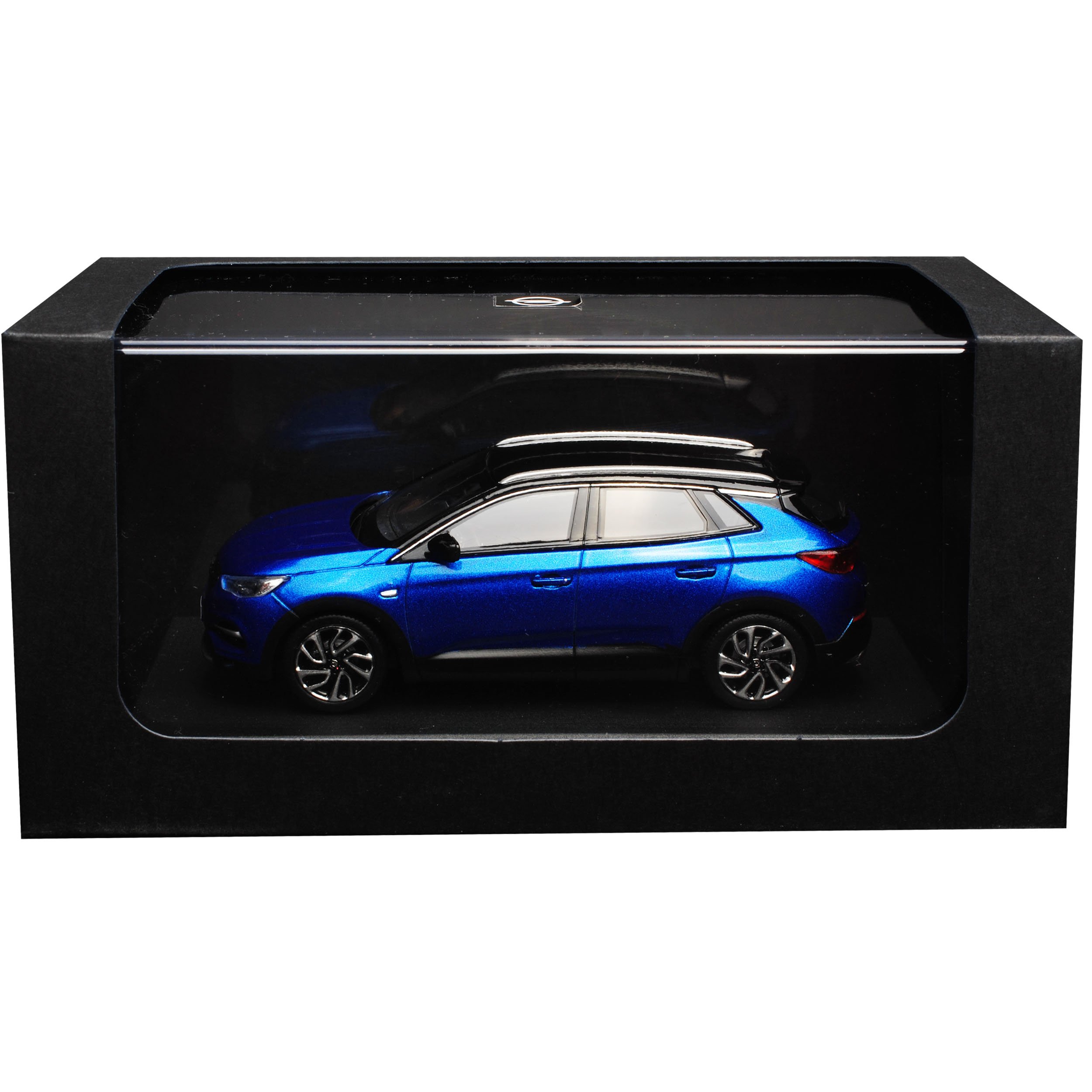 Kyosho Opel Grandland X SUV Blau mit schwarzem Dach Ab 2017 1/43 i-Scale Modell Auto