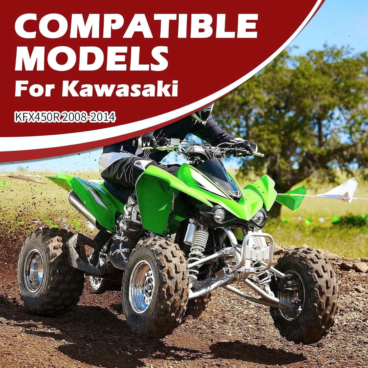 Ignition Coil & Spark Plug Cap for Kawasaki KFX450R 2008-2014