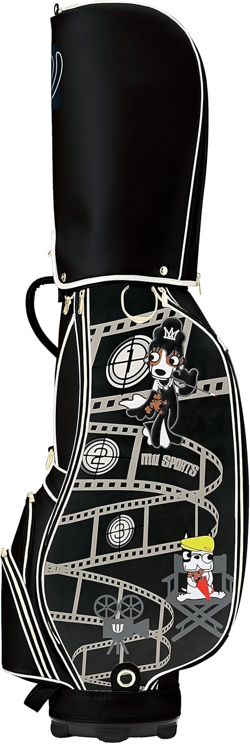 MU Sports Ladies Golf Cart Bag, 703V6103 (Black) Sports