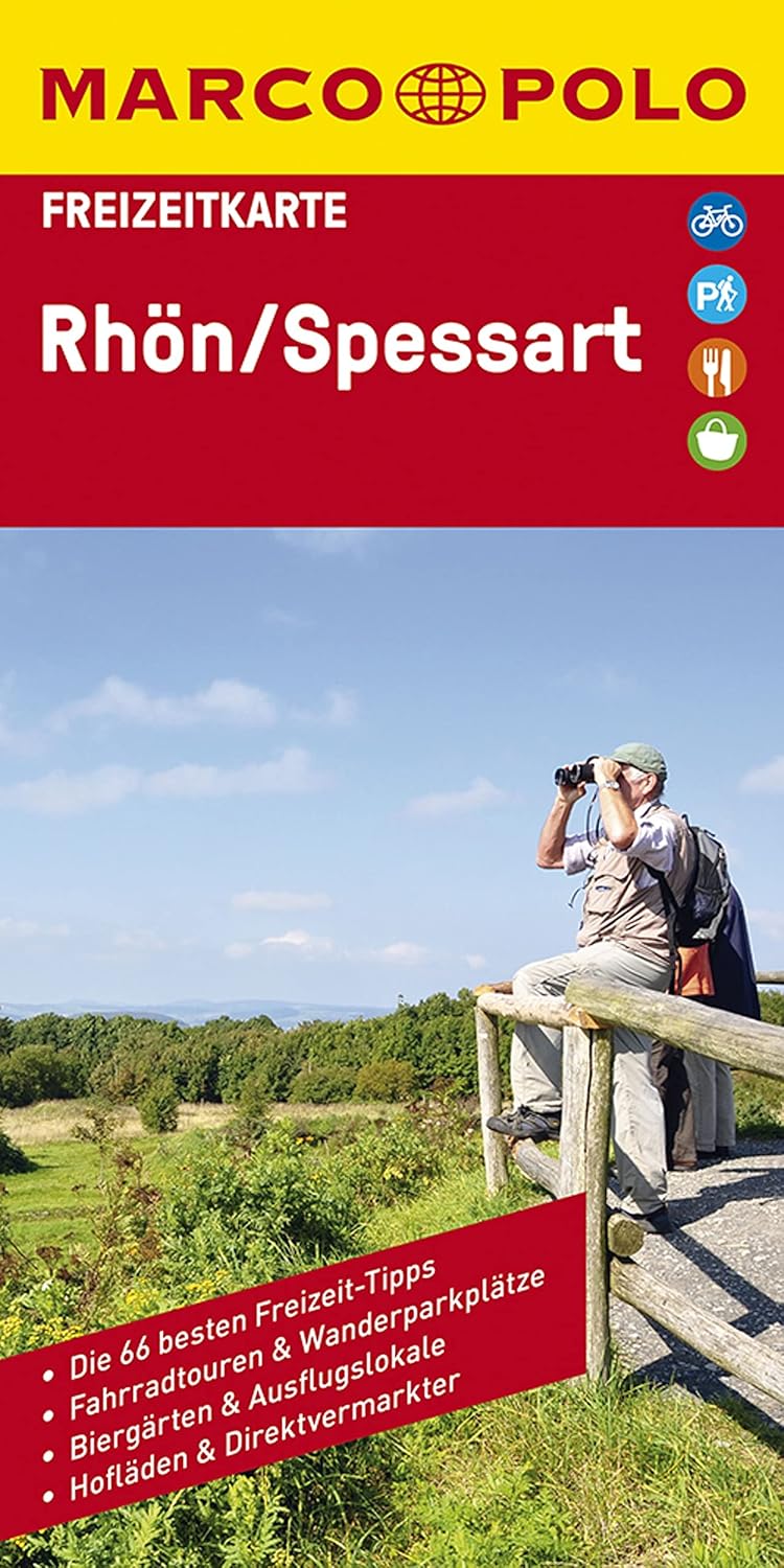 MARCO POLO Freizeitkarte 28 Rhön, Spessart 1110.000 Amazon.de Bücher