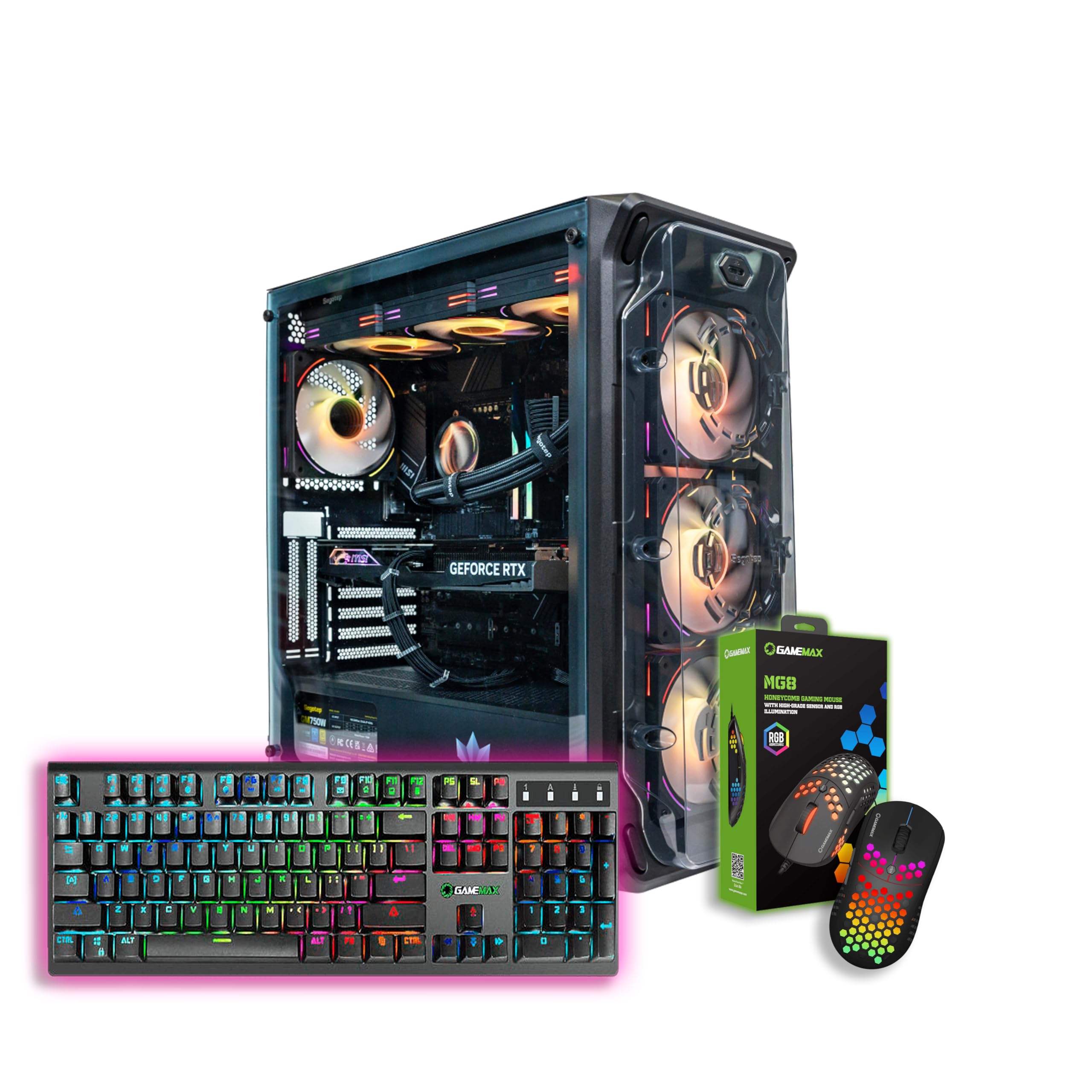 Amazon.com: NextGen 電競PC 桌上型爆破機i7-13700KF 5.4GHz,RTX 4070