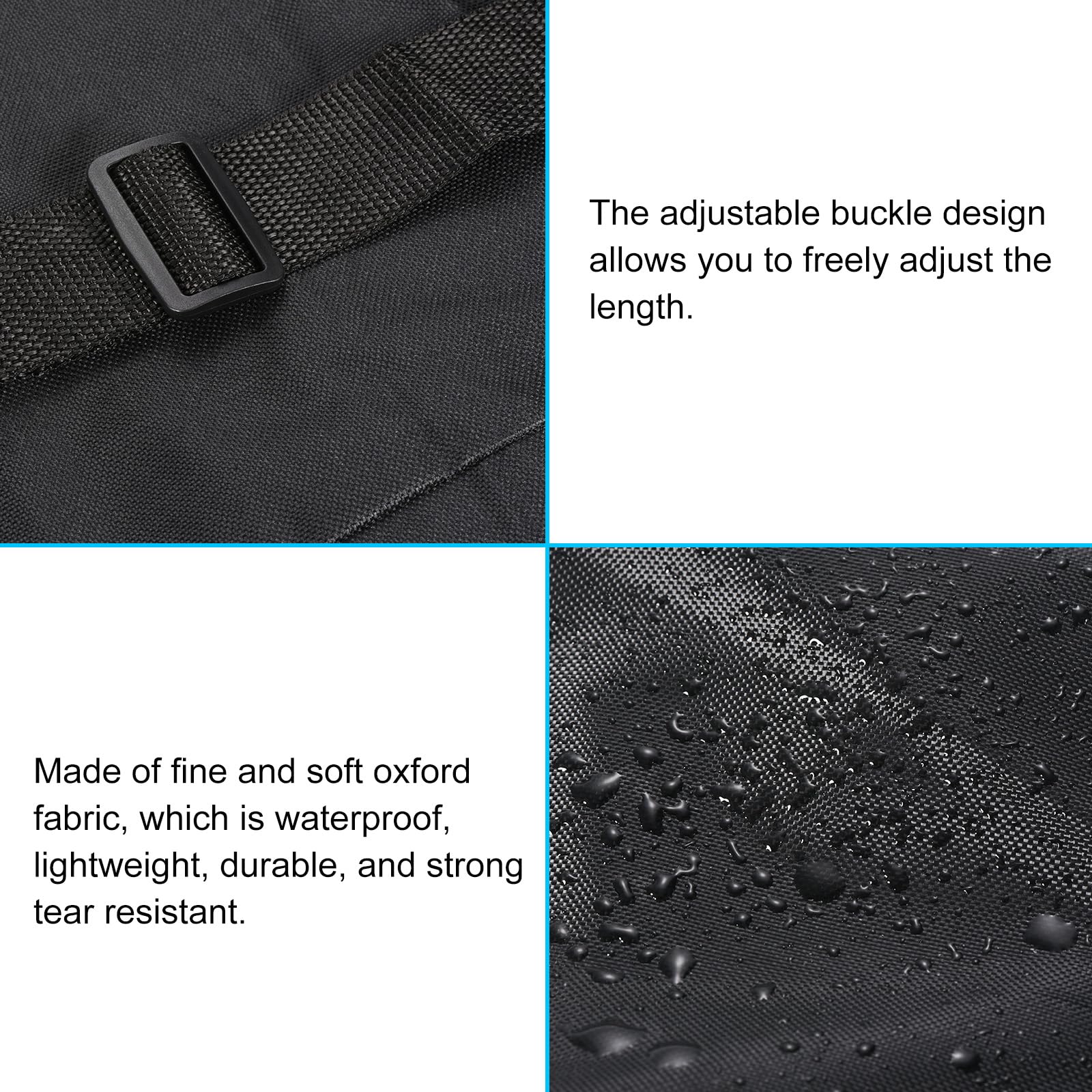 PATIKIL 34.6"x12.5" Skateboard Sac, Skateboard Porter Sac Sac à Dos Imperméable Portable avec Unique Épaule Sangle pour Voyage Skateboarding