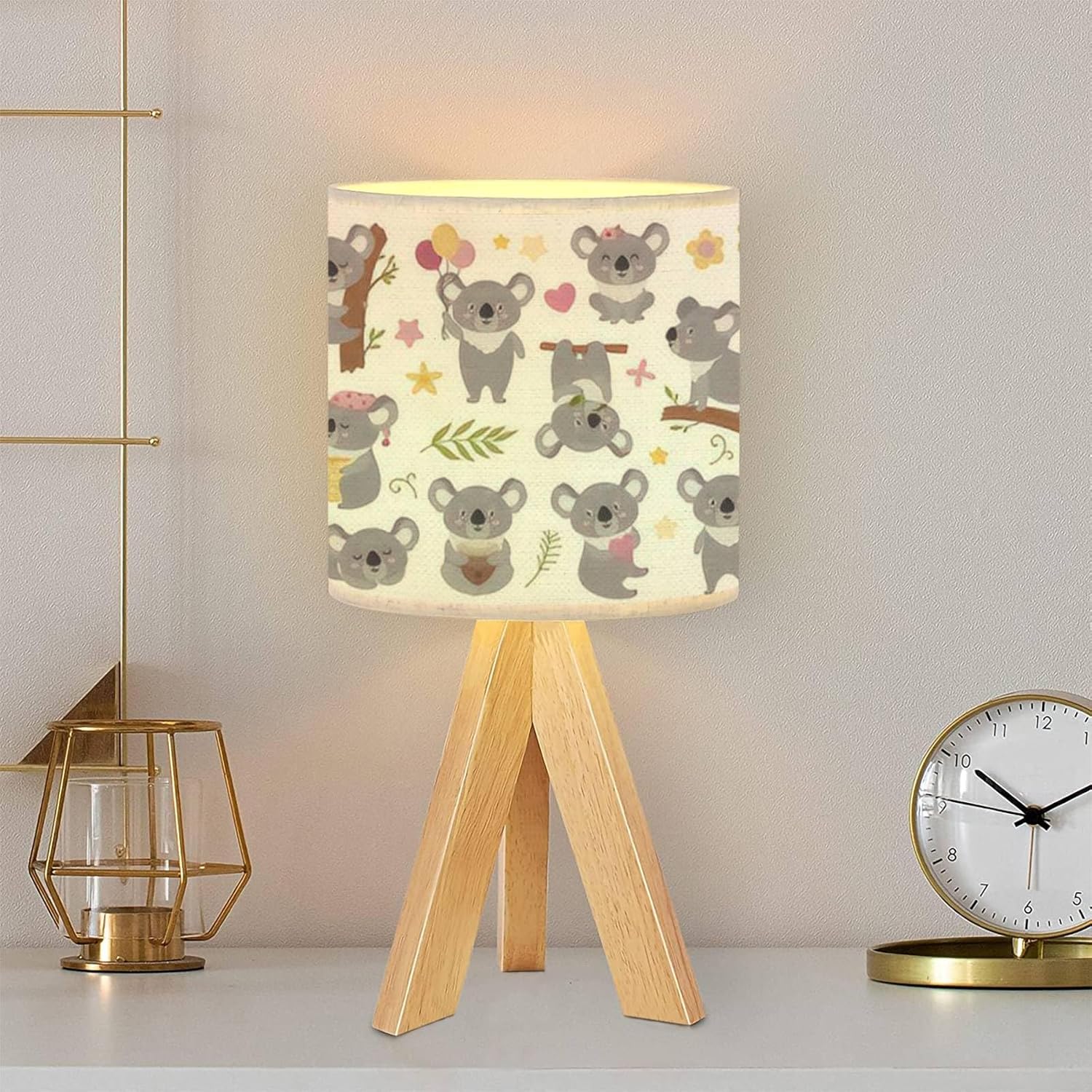 Tripod Table Lamp koala Comic koalas clipart funny australian animals