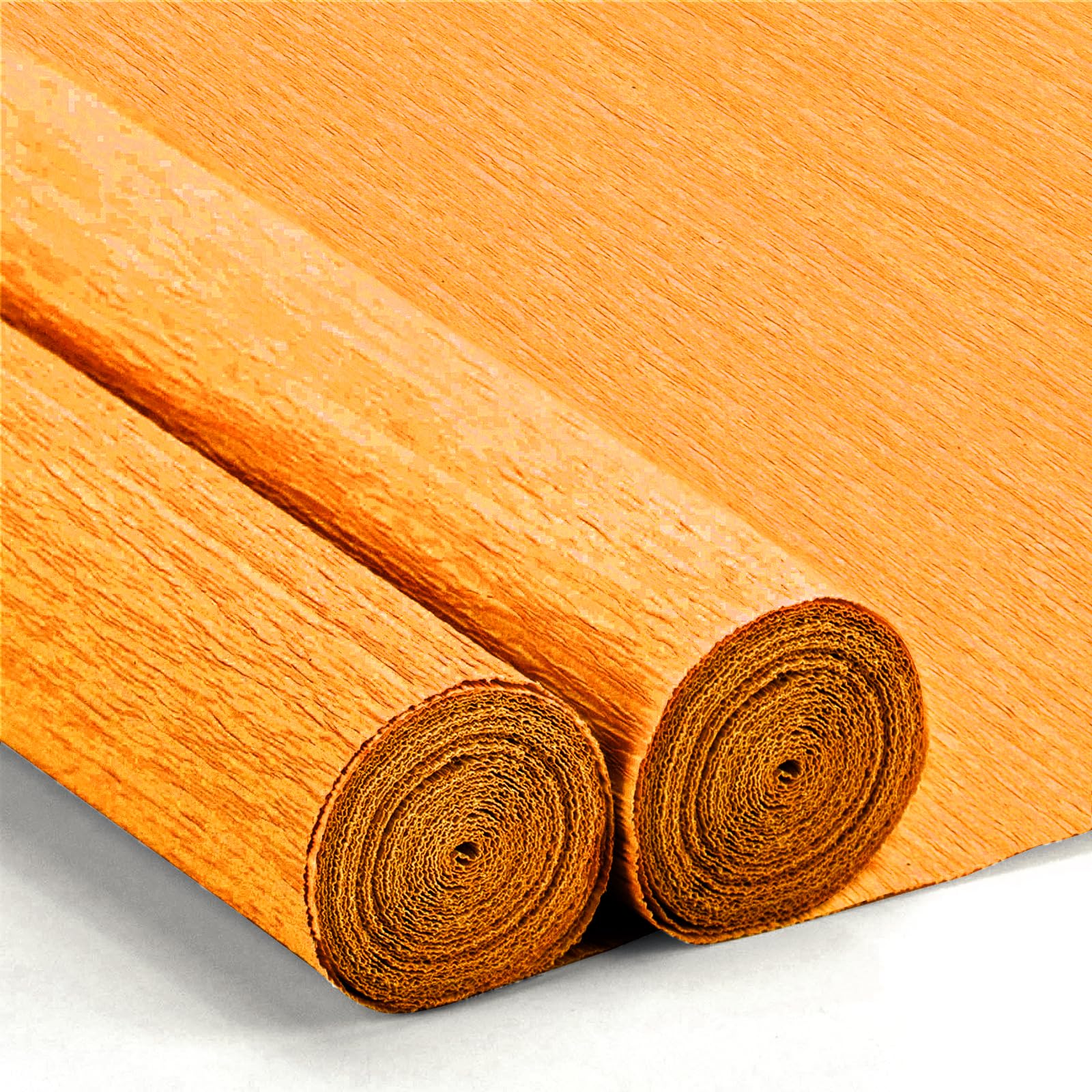 Crepe Paper Streamers 2 Rolls 10 x 98Inch (Orange)