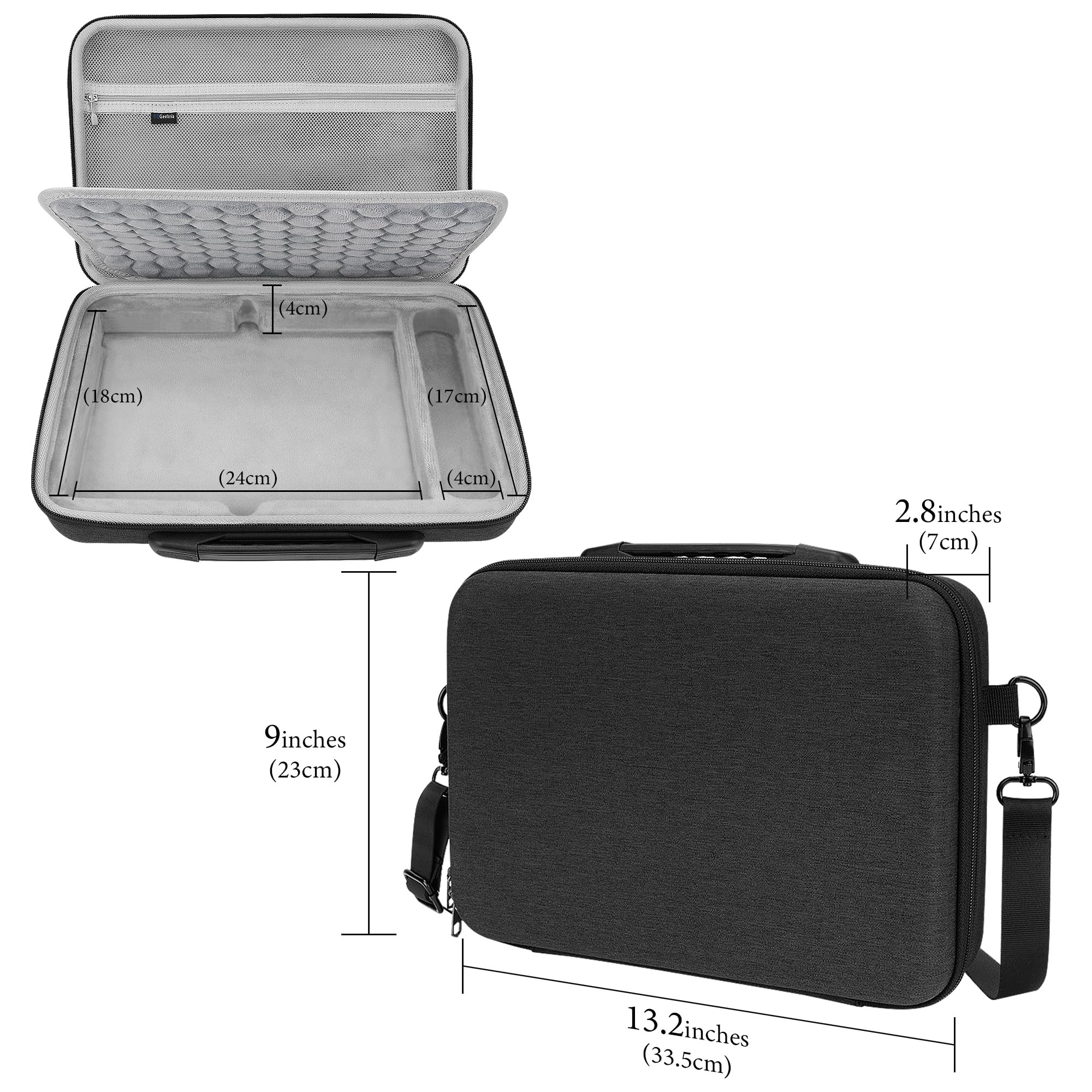GEEKRIA Hard Shell Travel Case Compatible with Teenage Engineering EP-133 K.O. II/EP-1320/ EP-40 Riddim Reggae Sampler - Image 4