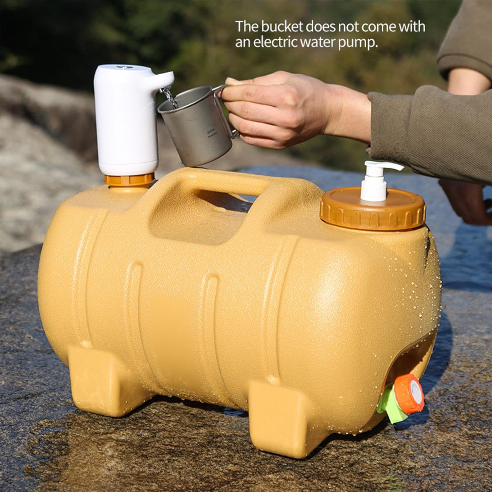 Jerricane d'eau de camping Hydratation survie réutilisable