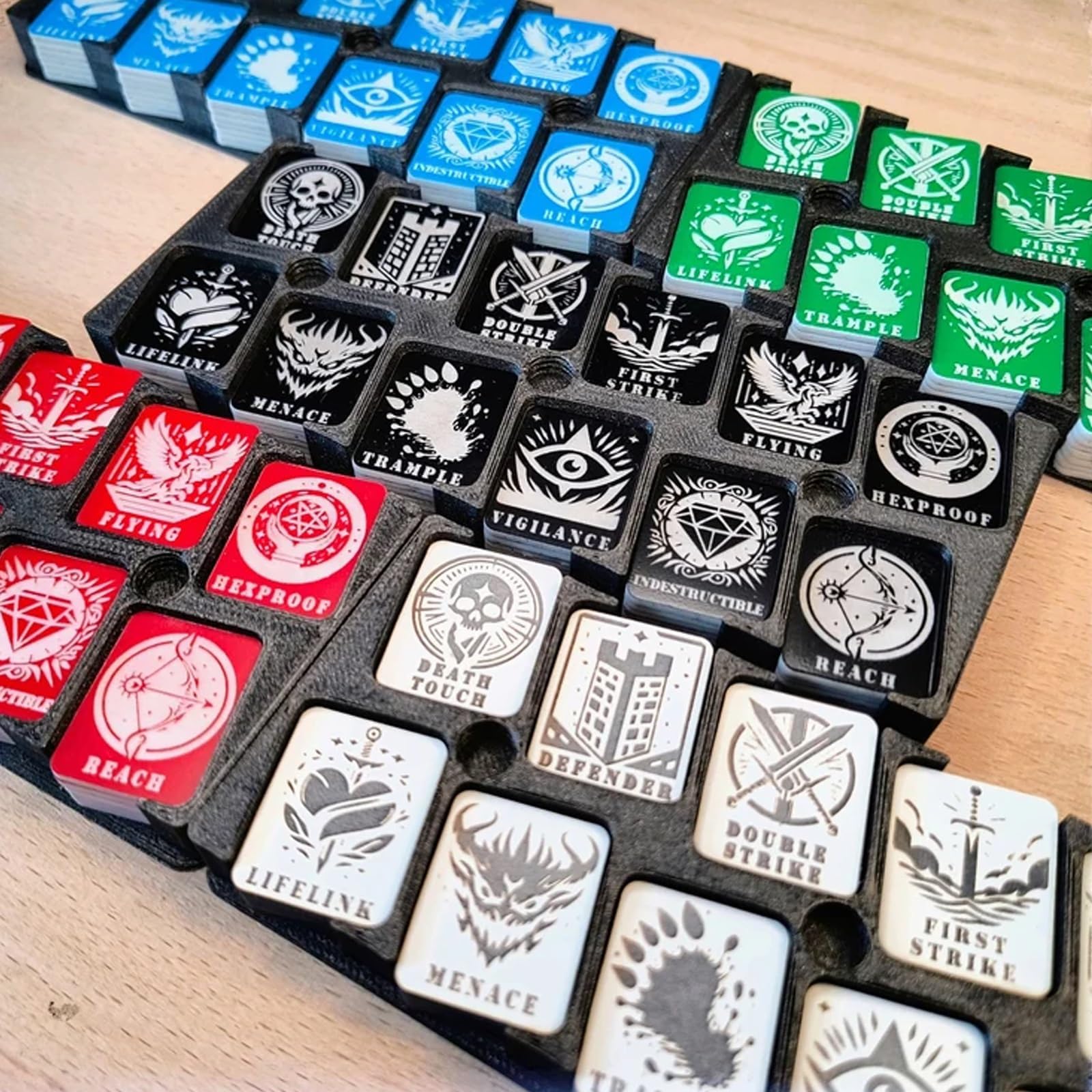 Amazon.co.jp: HiGowow 卓上カードゲーム能力トラッキングカウンター