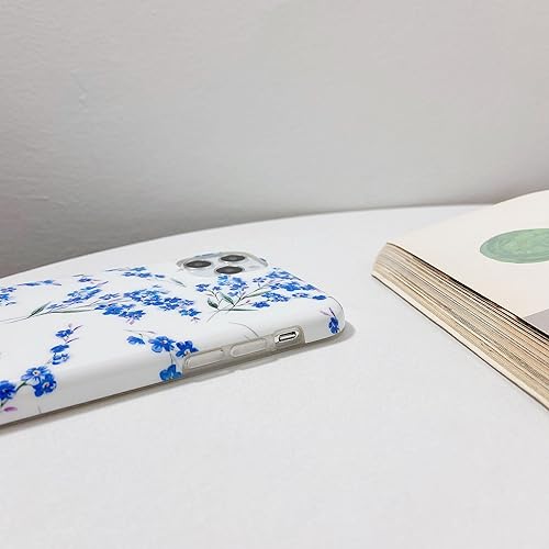 Miniatura 7 de J.west Funda floral para iPhone 11 Pro Max de 6.5 pulgadas, diseño de patrón de flores de TPU suave, parachoques a prueba de golpes para mujeres y