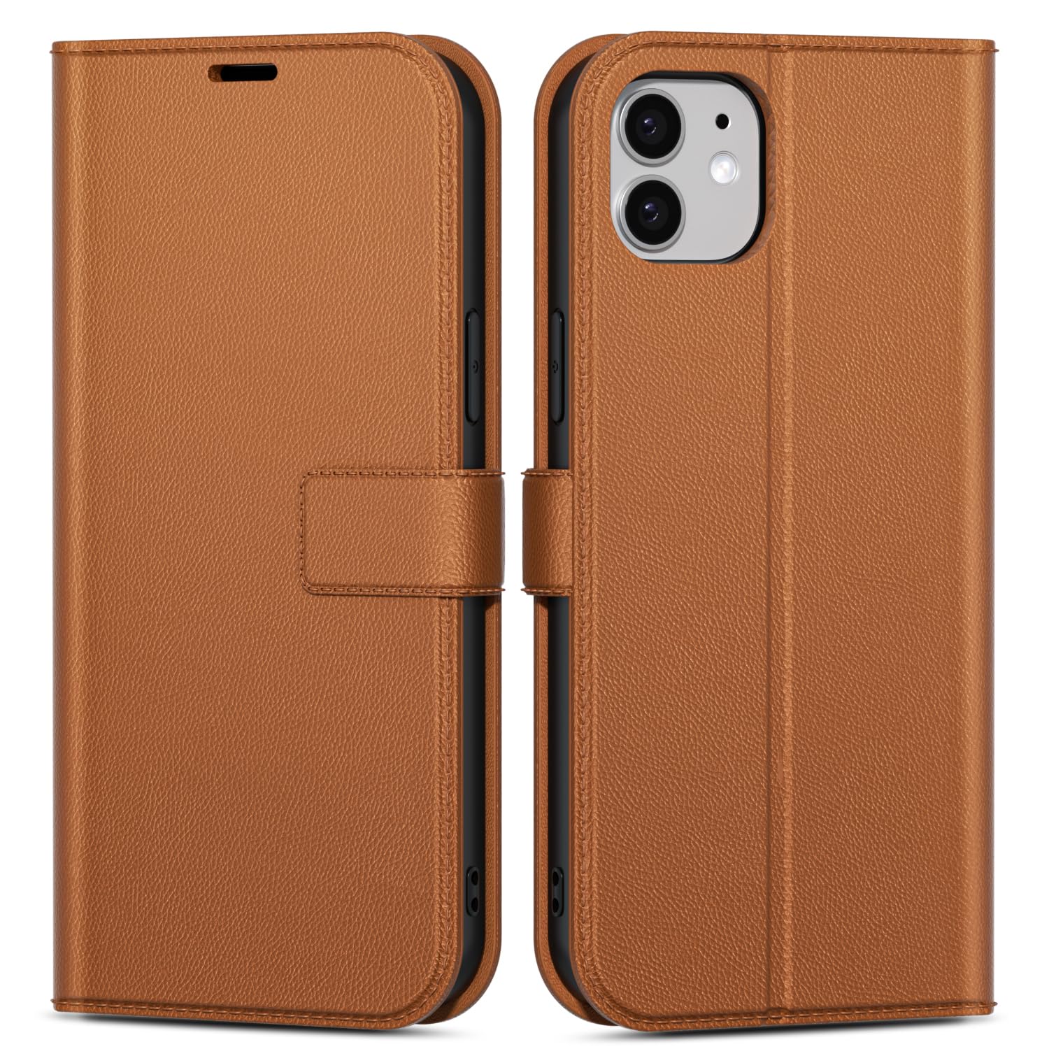 oakxco for iPhone 11 Wallet Case with Credit Card Holder, Magnetic RFID Slim Folio Book Flip Leather Phone Case for Women Men Girl, Cute Soft Silicone