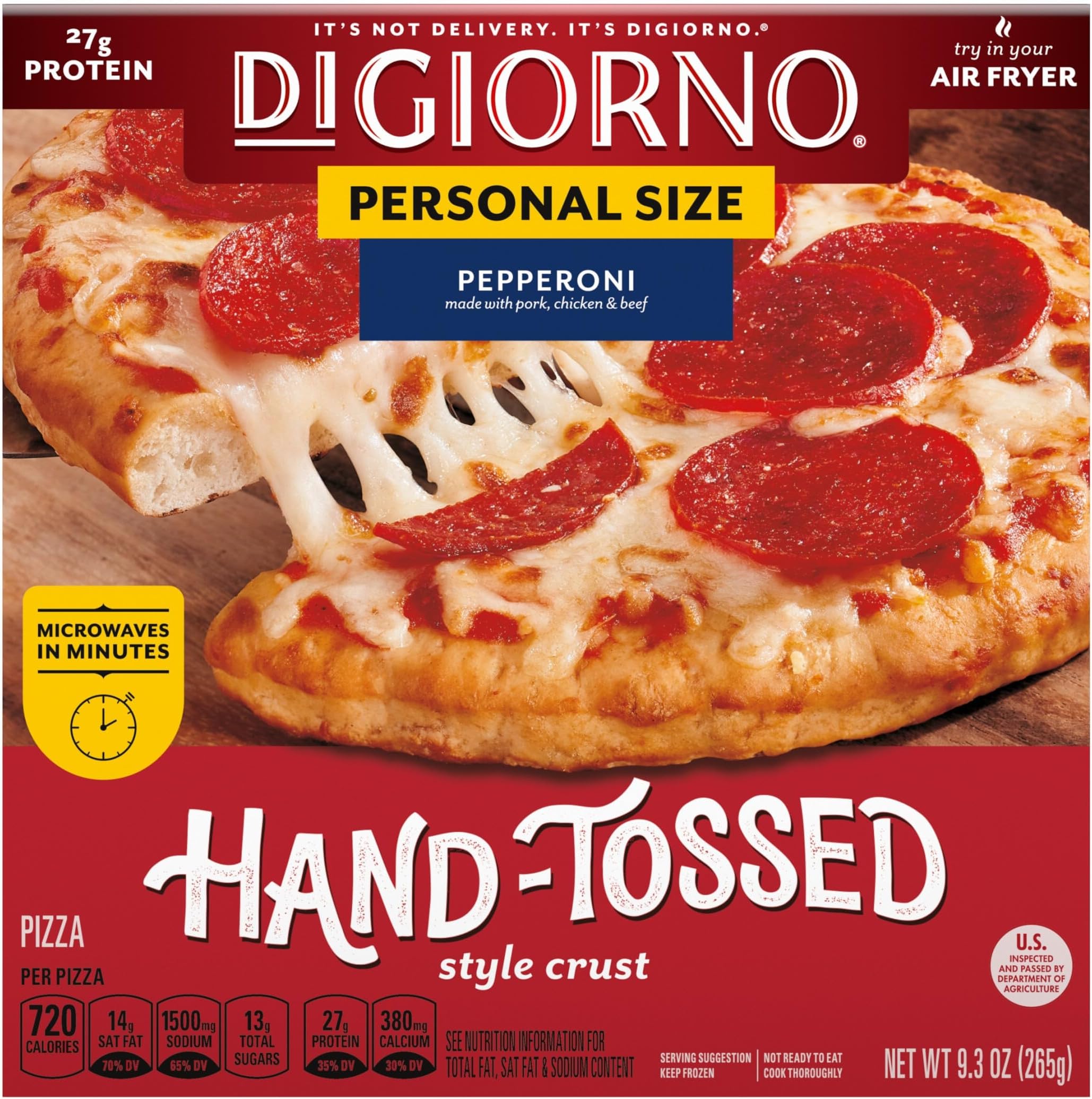 Small Traditional Hand Tossed Crust Four Cheese Pizza, Pack of 10