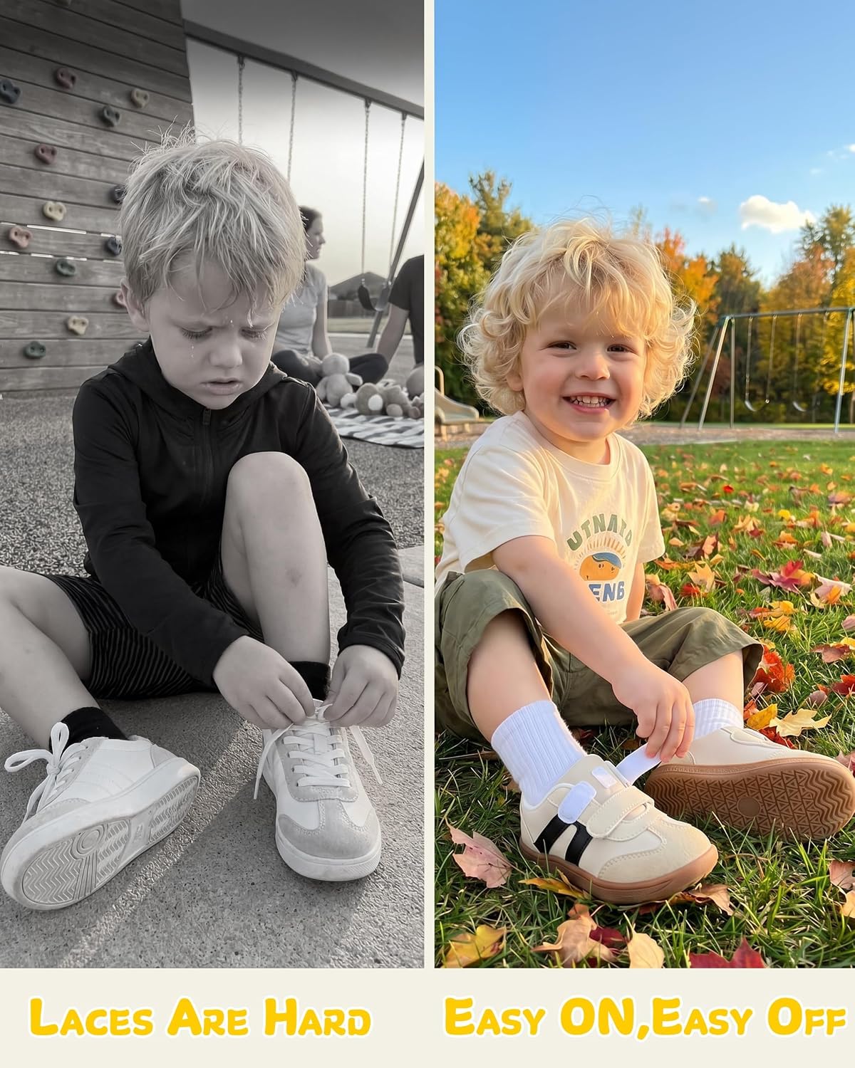 Toddler Wide Toe Box Barefoot Shoes for Boys & Girls Zero Drop Sneakers Little Kids Tennis Running Casual Shoes Baby First Walking Non-Slip Shoe Lightweight Comfort Outdoor Activities