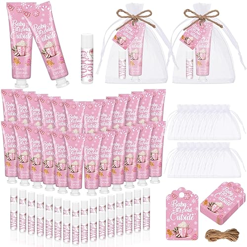24 Sets Baby It's Cold Outside Baby Shower Hand Creams