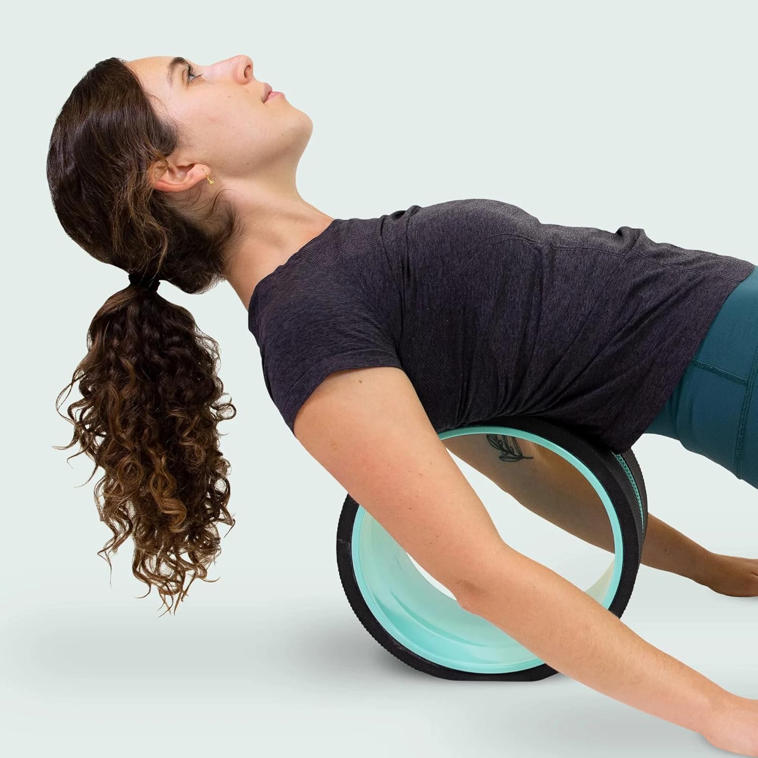 Chirp Wheel XL - Super Comfort Back Massage Roller - Wider Back Stretcher & Cracking Device, Plush Cushion, Enhanced Stability, Spinal Protection, Point Pressure | High Density Foam, Up to 500 lbs