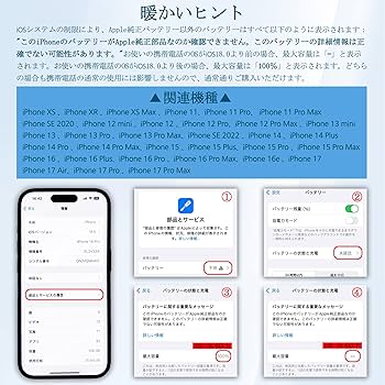 Amazon | KOSPAOO for iPhone SE3 バッテリー 第3世代 互換 大容量 Amazon | KOSPAOO for iPhone SE3 バッテリー 第3世代 互換 大容量
