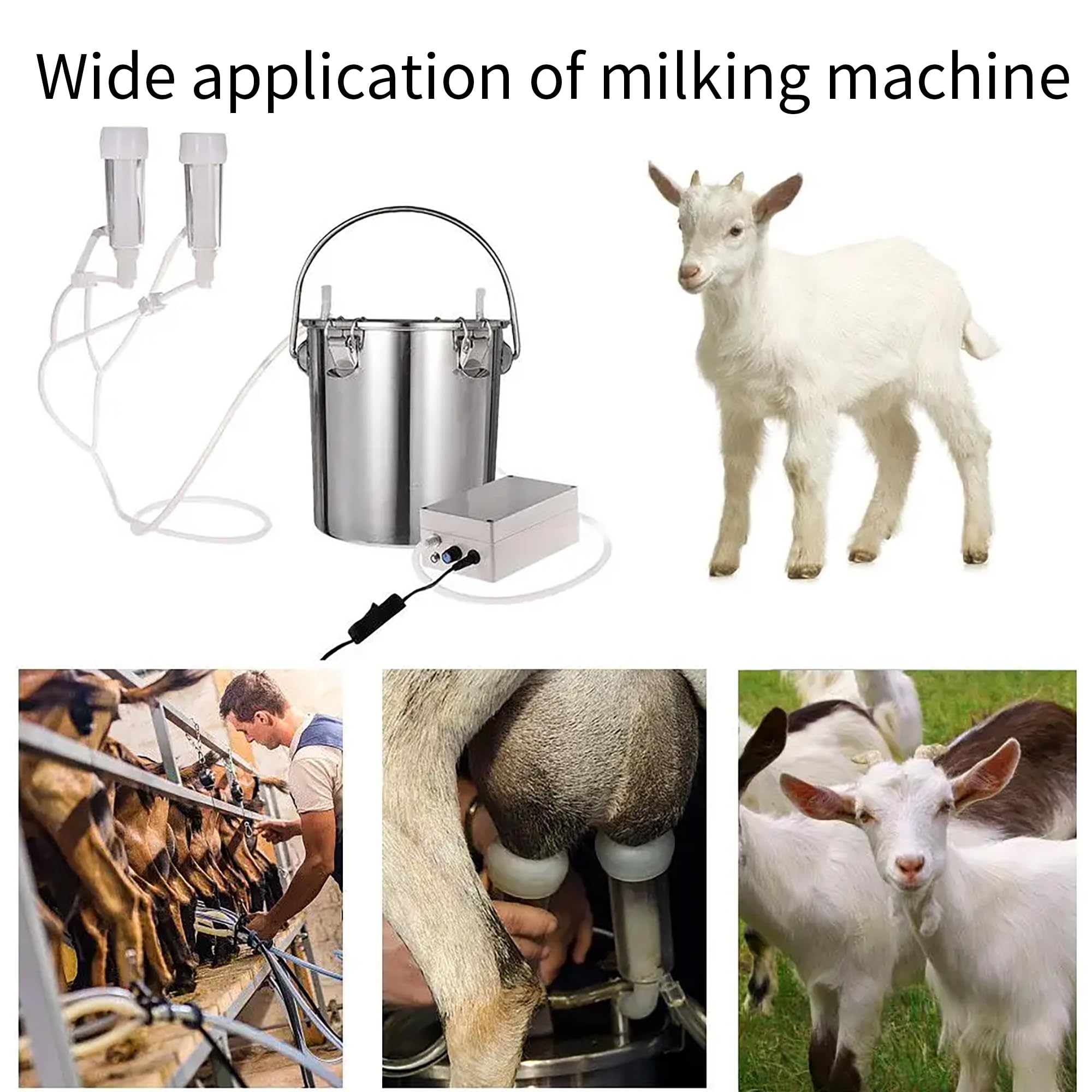 4 forros para máquina de ordeño, forro de leche negro, forros de goma suave de alta calidad para la industria de la cría de ganado, accesorios para máquinas de ordeño de vacas