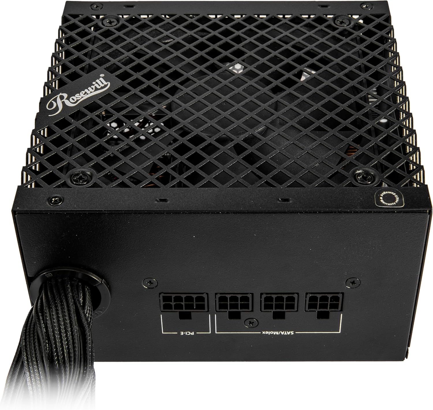 Rosewill VSB 650W 80+ Bronze, ATX 3.0 & 3.1 Compatible, Semi-Modular Power Supply, PCIe 5.1 12V-2x6 Connector, 105°C/221°F Japanese Capacitor, 120mm ICB Silent Fan - 5 Year Warranty