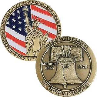 Strugglejewelry United States Liberty Bell 1776 Challenge Coin Iconic Symbol of USA Independence
