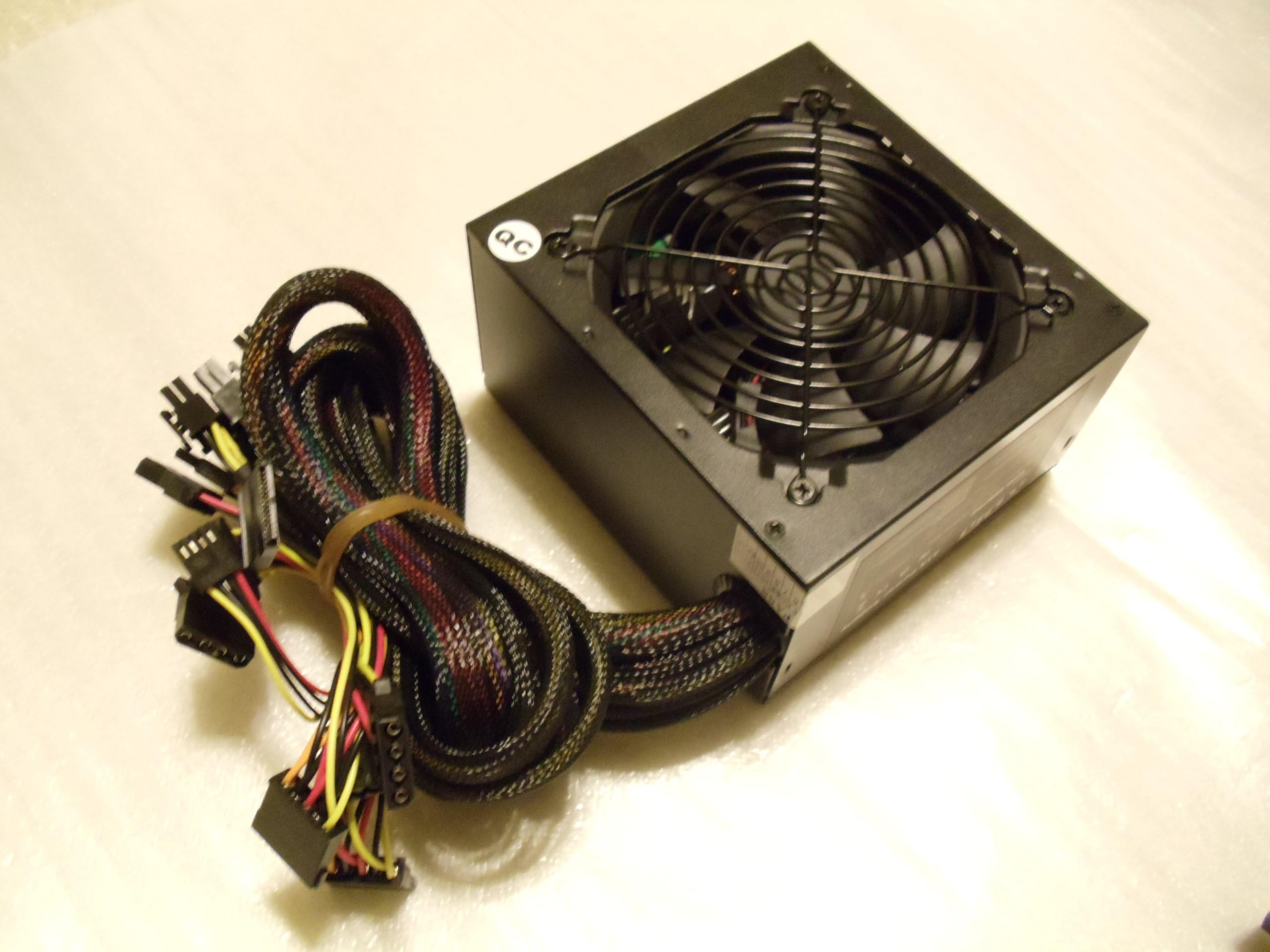 875W Genuine KDM (not a subsititute) 120mm Fan ATX Power Supply with SATA 20/24 PIN, good replacement for 500w,600w, 675w, 650w, 550w, 700w power supply