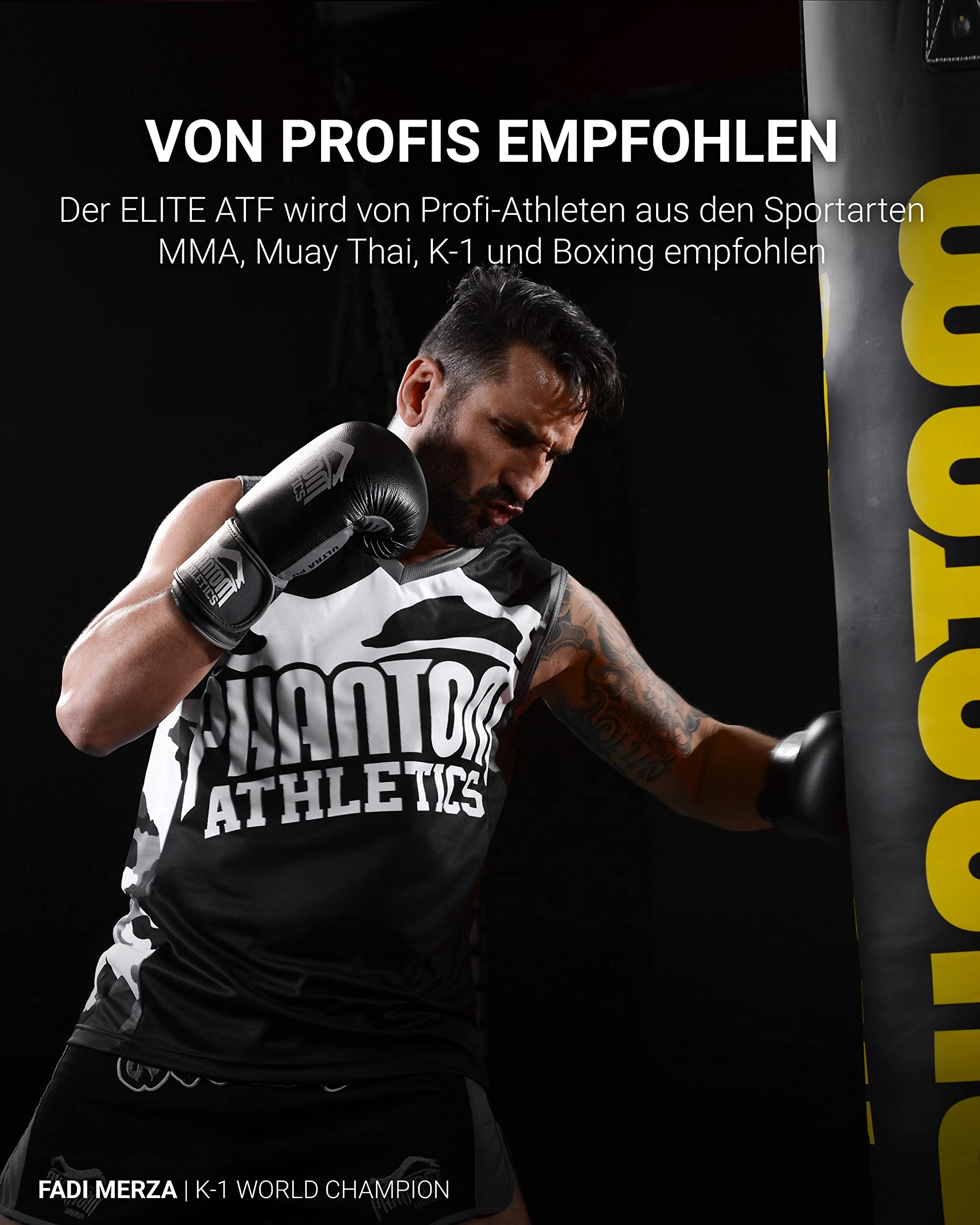 Phantom Boxhandschuhe Ultra | MMA, K-1, Kick-Boxing Gloves | 10-16 oz | Männer