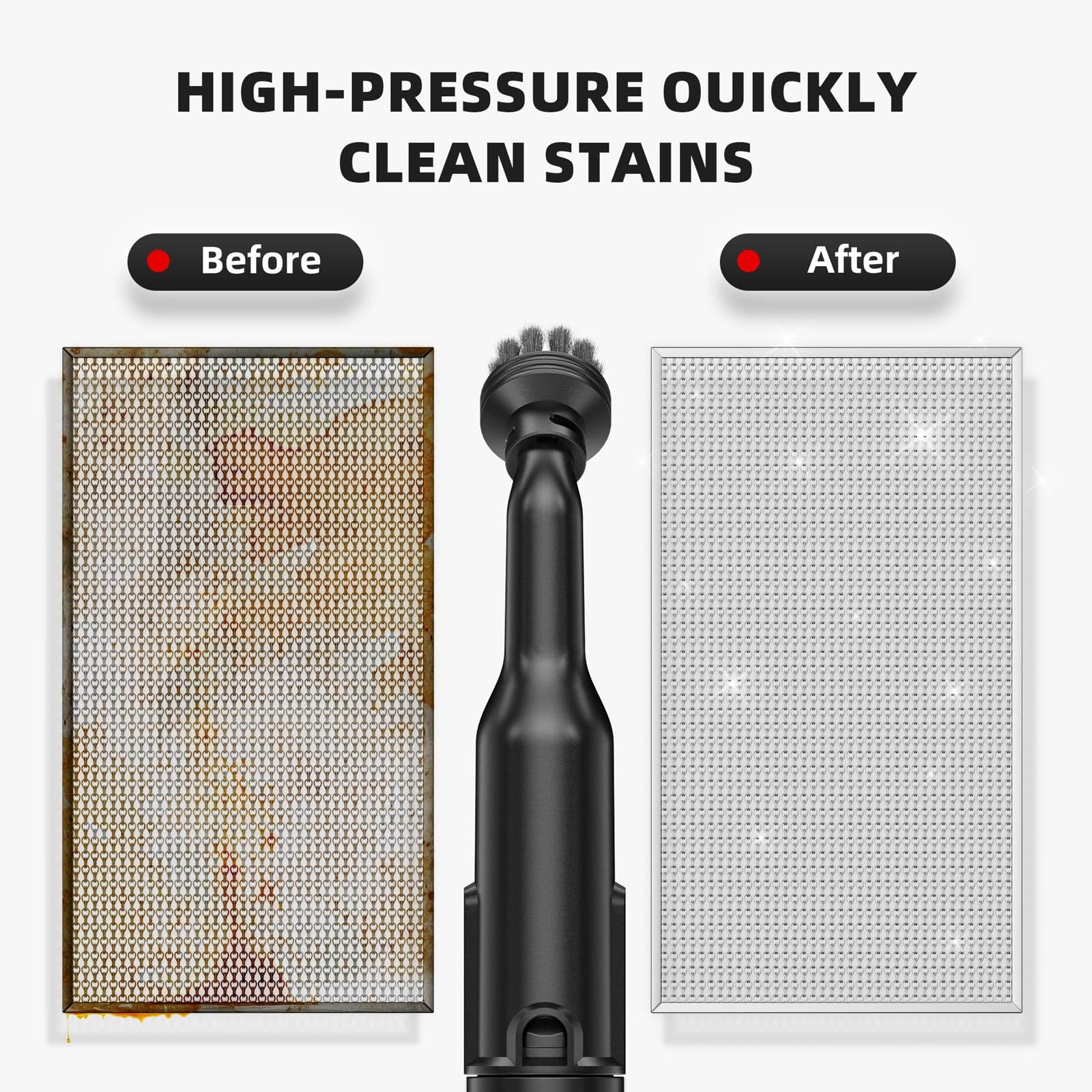 Pulitore A Vapore Portatile 11 Accessori - Per Pavimenti, Cucina, Divano E Auto - Foto 2