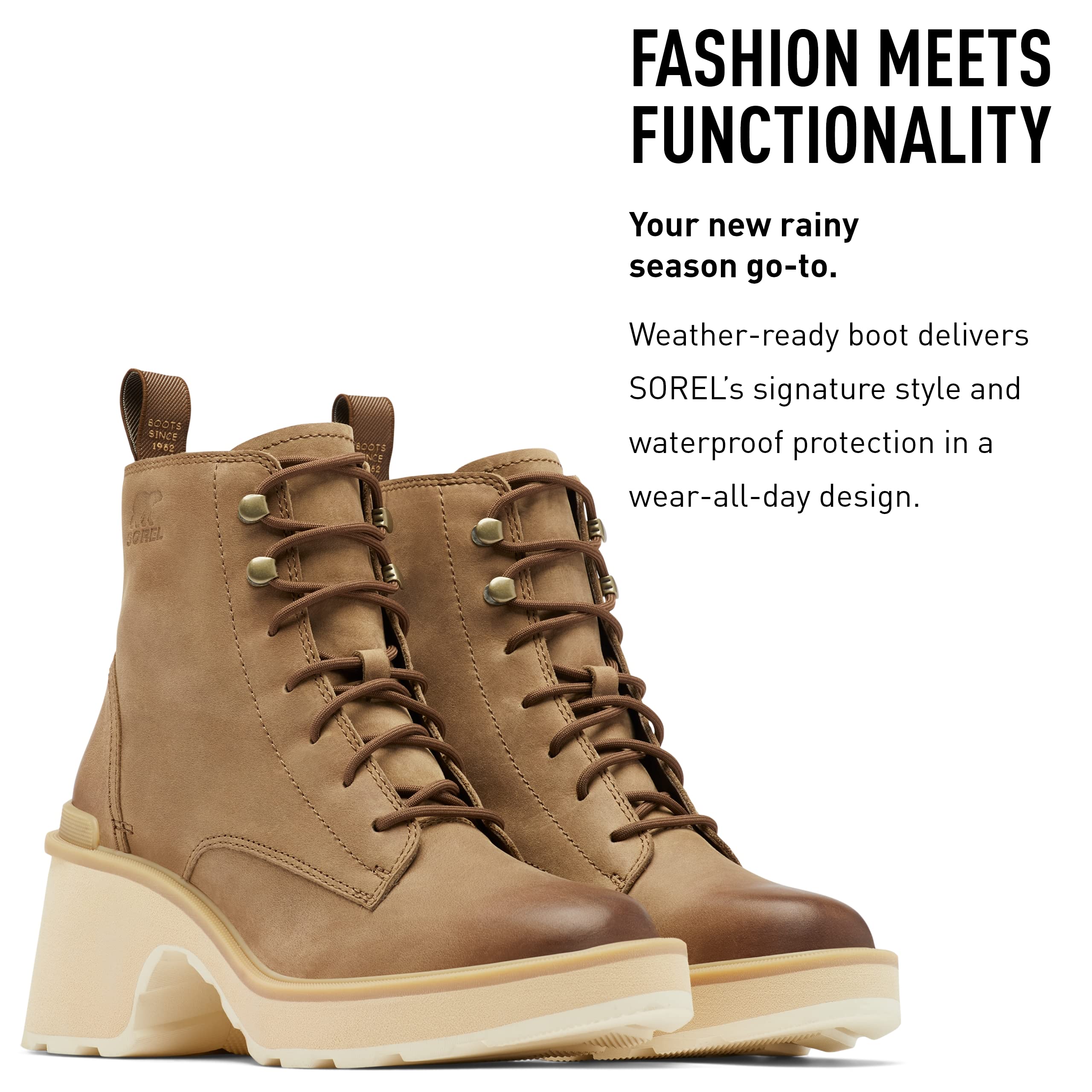 Sorel Women's Hi-Line Heel Lace Boot Size 7.5