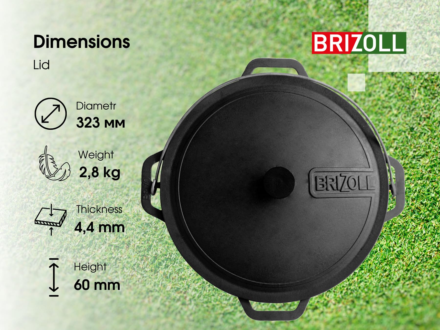 Gusseisen Usbekischer Kasan Dutch Oven Topf mit Deckel 6.3qt. (6L) Asiatischer Kessel Camping Wok Kochen Küche